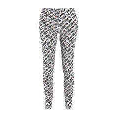 They/Them Pride Pattern Leggings | All-Over Print Pronoun Leggings