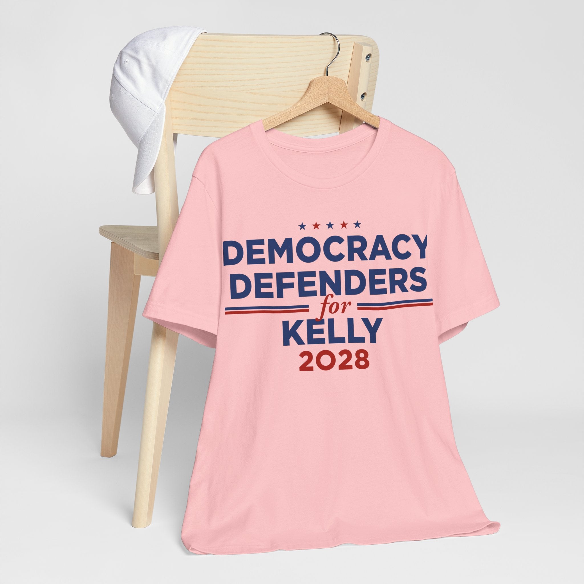 Democracy Defenders for Kelly 2028 T-Shirt | Bella+Canvas 3001 Political Graphic Tee