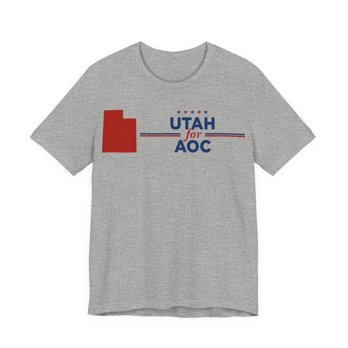 Utah for AOC for President Campaign T-Shirt 2028