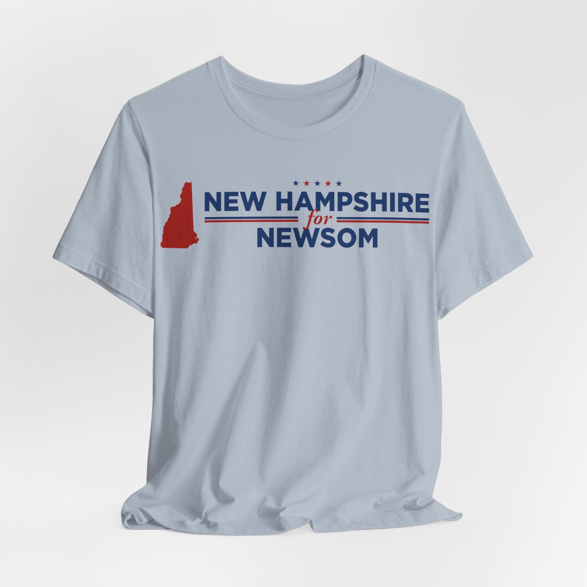 New Hampshire for Gavin Newsom for President Campaign T-Shirt 2028