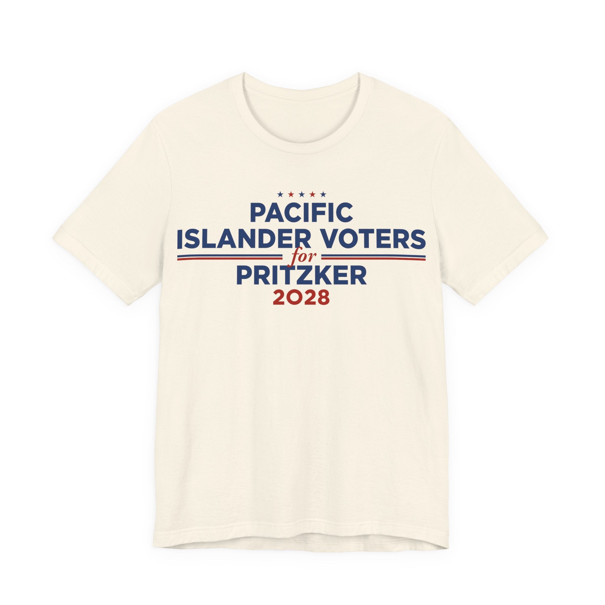 Pacific Islander Voters for J.B. Pritzker for President Campaign T-Shirt 2028