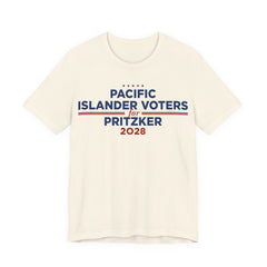 Pacific Islander Voters for J.B. Pritzker for President Campaign T-Shirt 2028