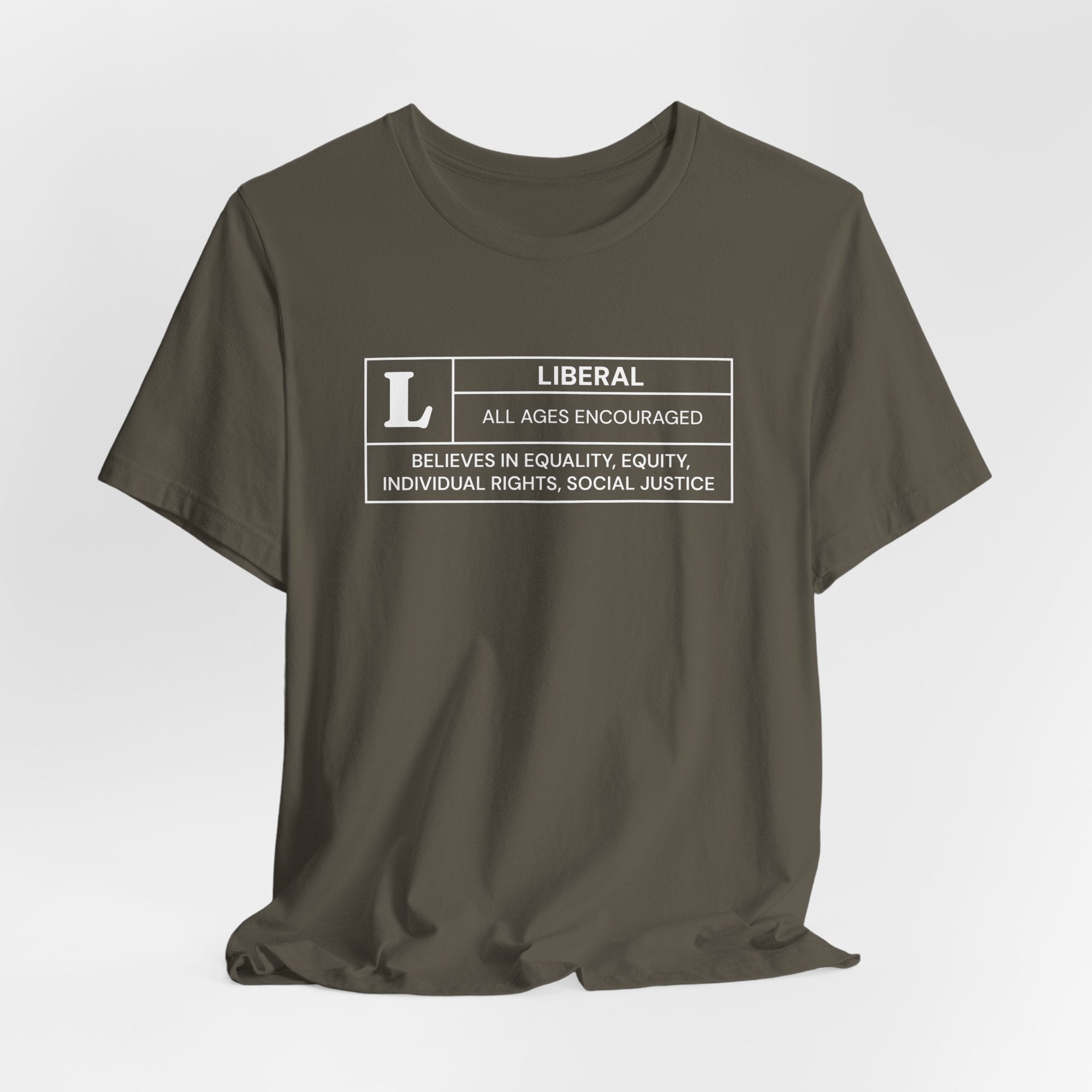 Funny Liberal Ratings Unisex Jersey Short Sleeve T-Shirt