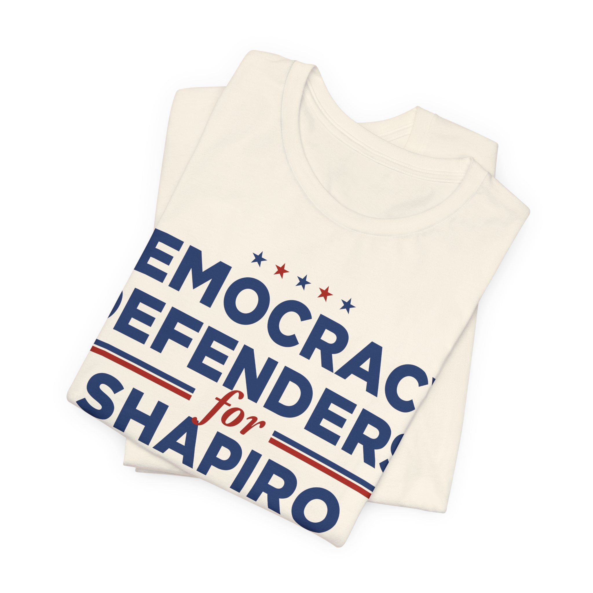 Democracy Defenders for Josh Shapiro for President Campaign T-Shirt 2028