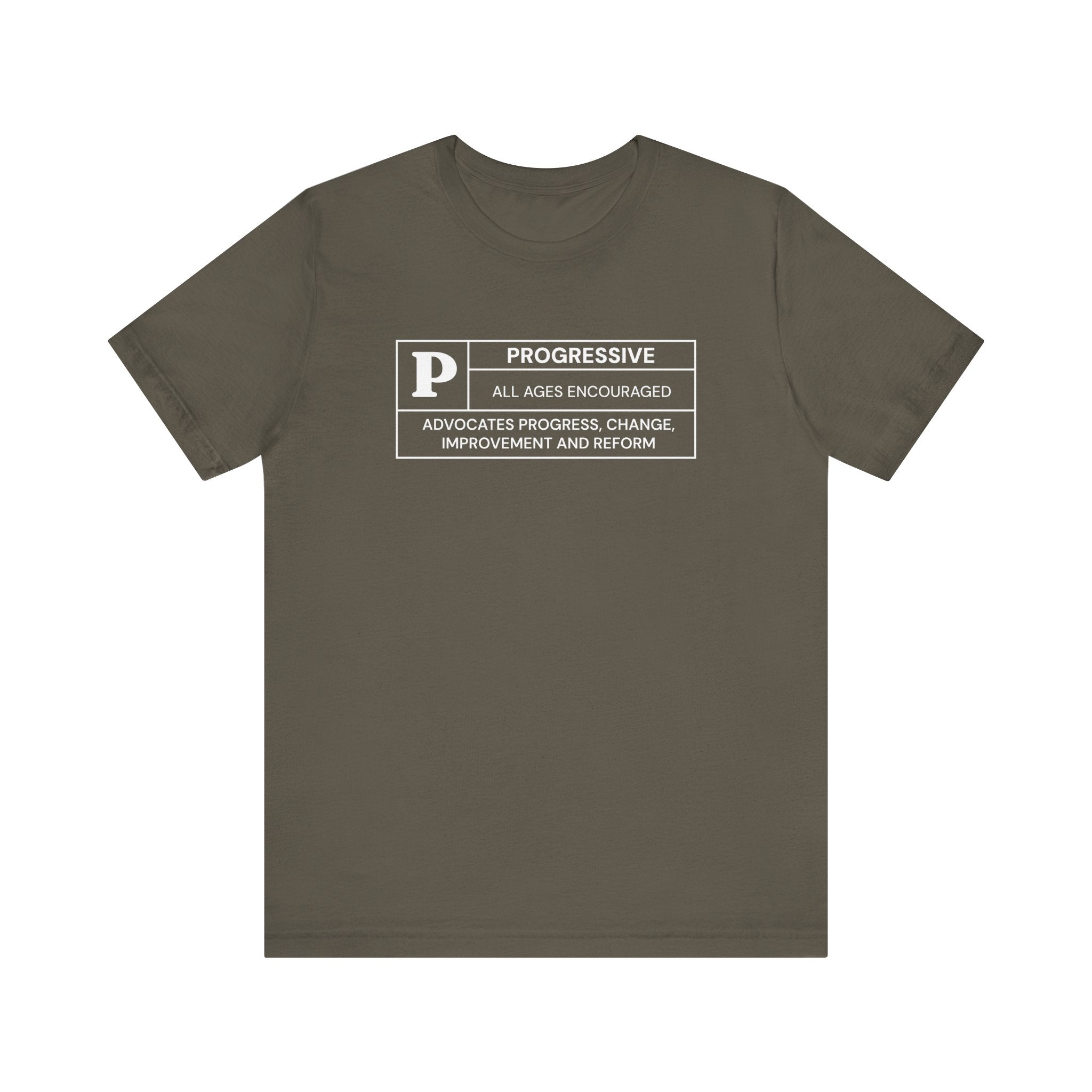 Funny Progressive Ratings Unisex Jersey Short Sleeve T-Shirt