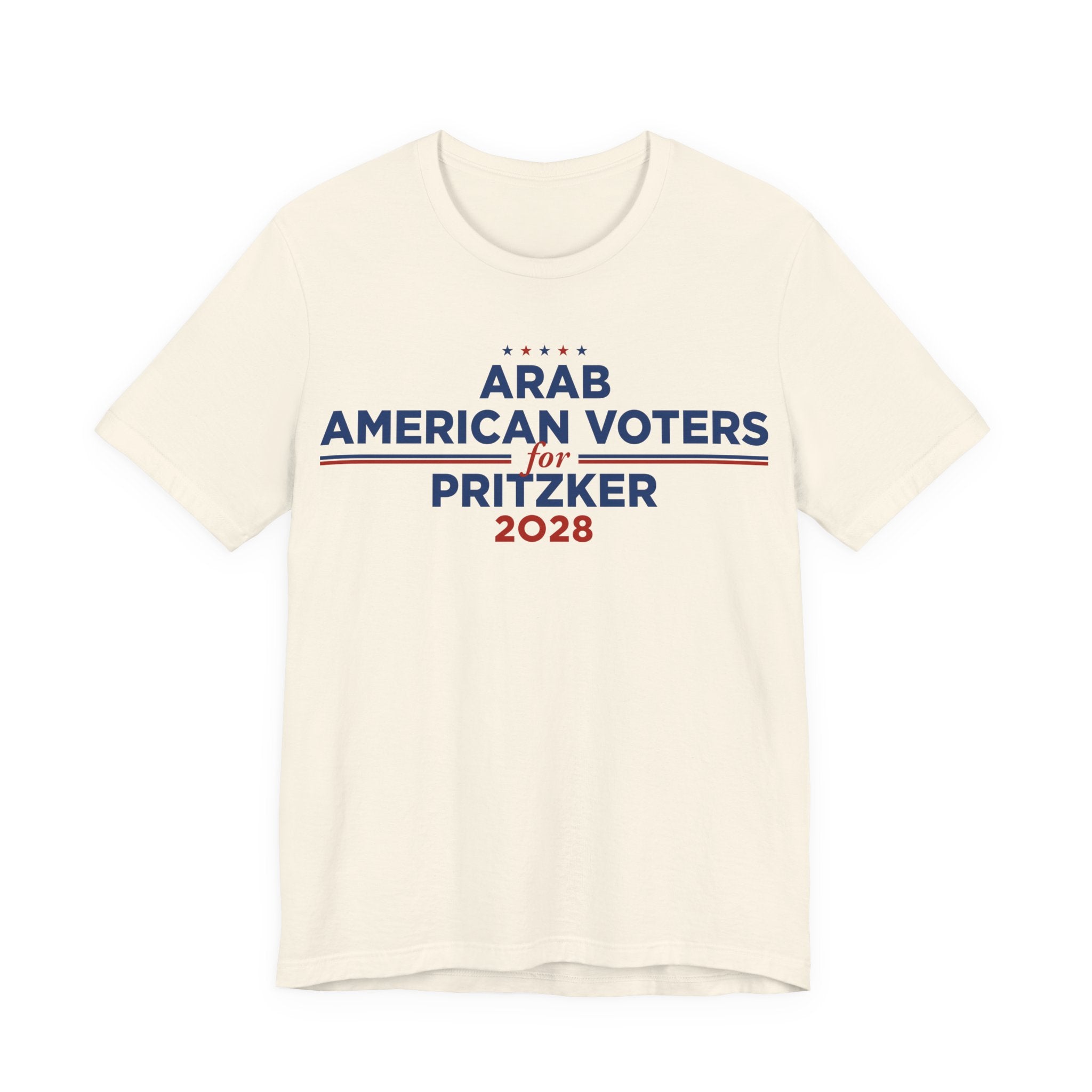 Arab American Voters for J.B. Pritzker for President Campaign T-Shirt 2028