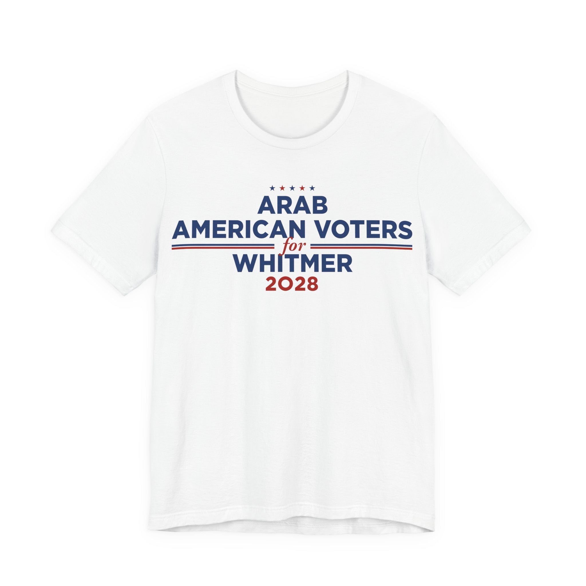 Arab American Voters for Gretchen Whitmer for President Campaign T-Shirt 2028