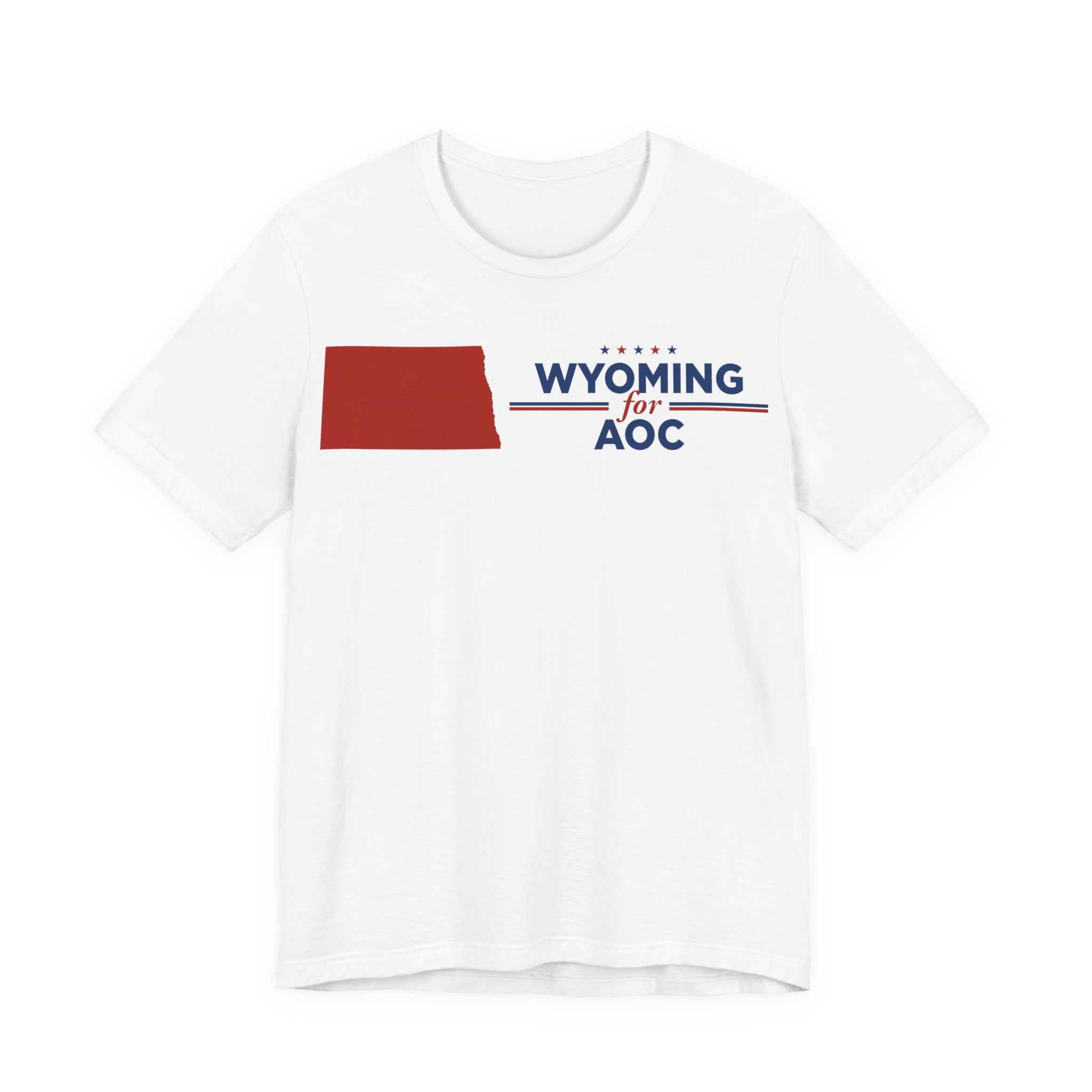 Wyoming for AOC for President Campaign T-Shirt 2028