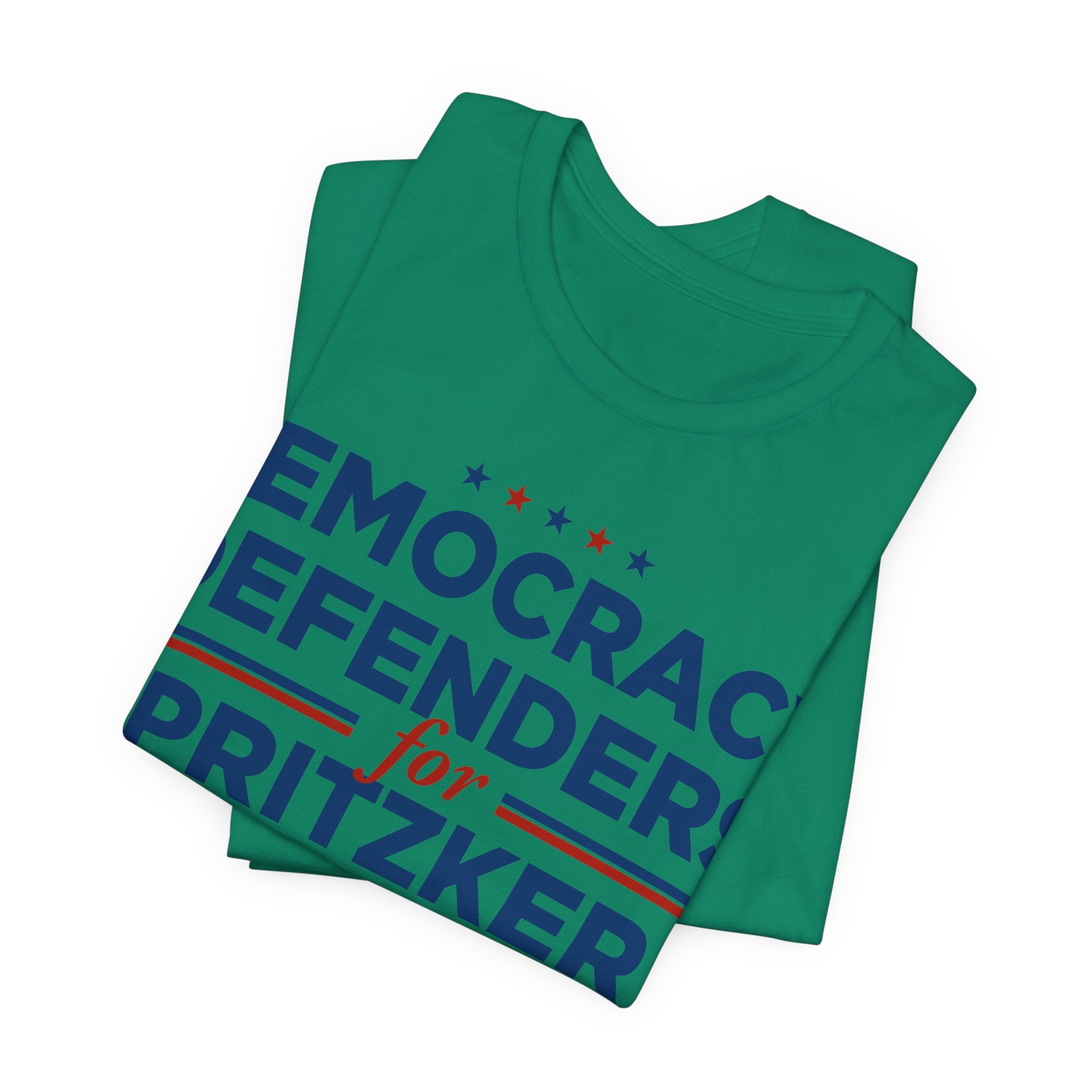 Democracy Defenders for J.B. Pritzker for President Campaign T-Shirt 2028
