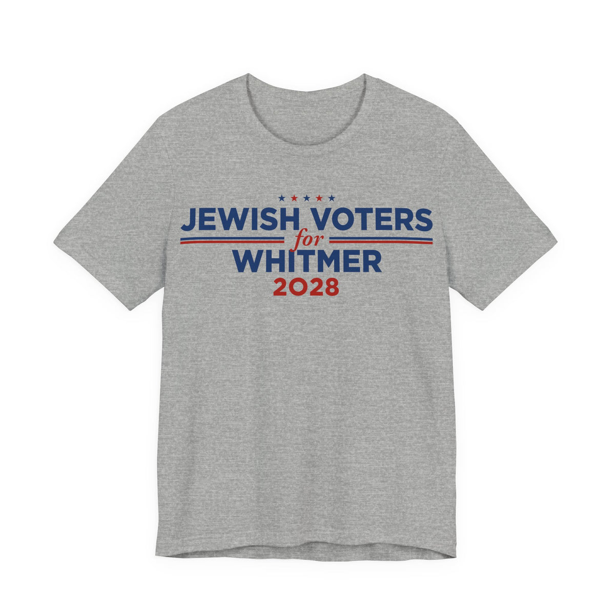 Jewish Voters for Gretchen Whitmer for President Campaign T-Shirt 2028