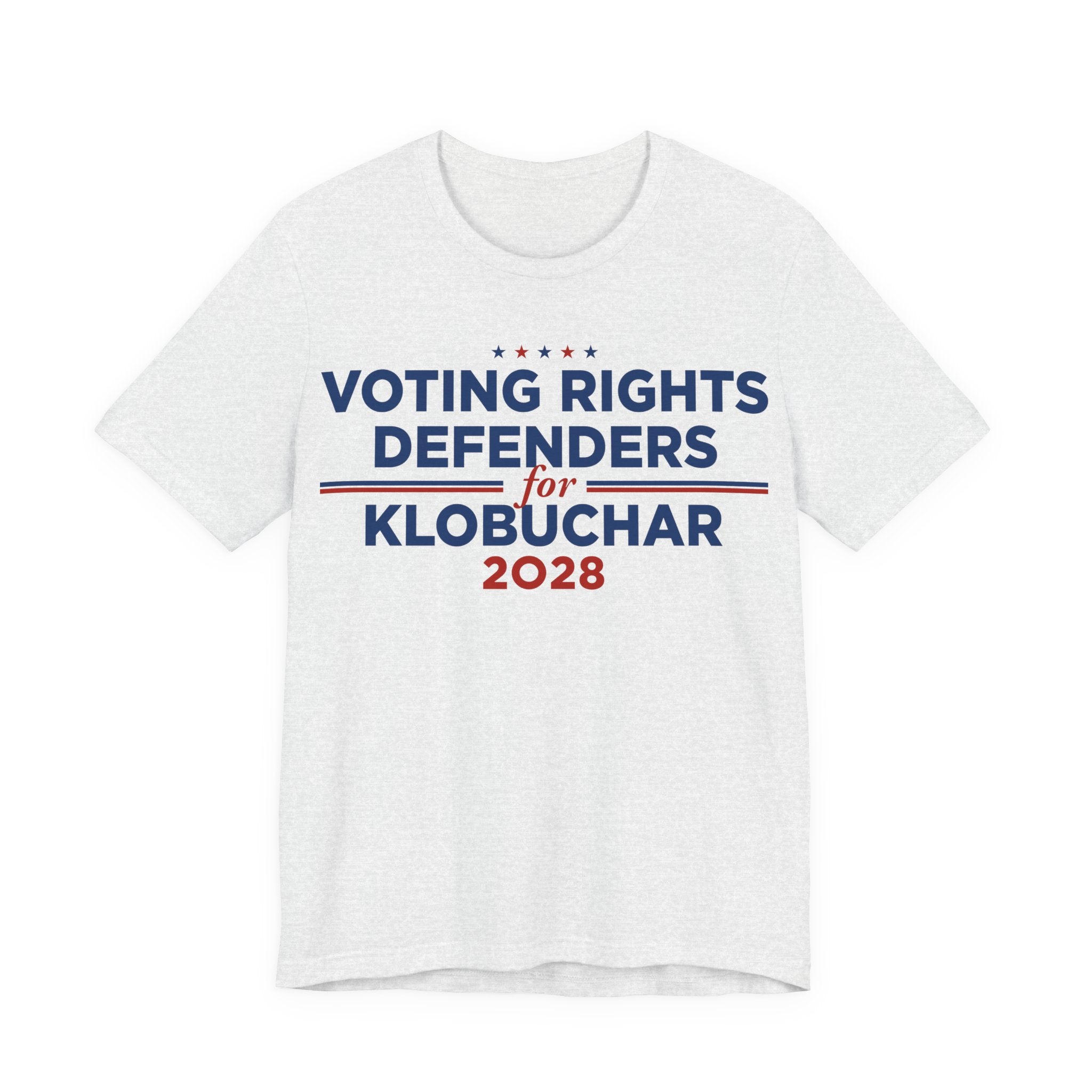 Voting Rights Defenders for Amy Klobuchar for President Campaign T-Shirt 2028