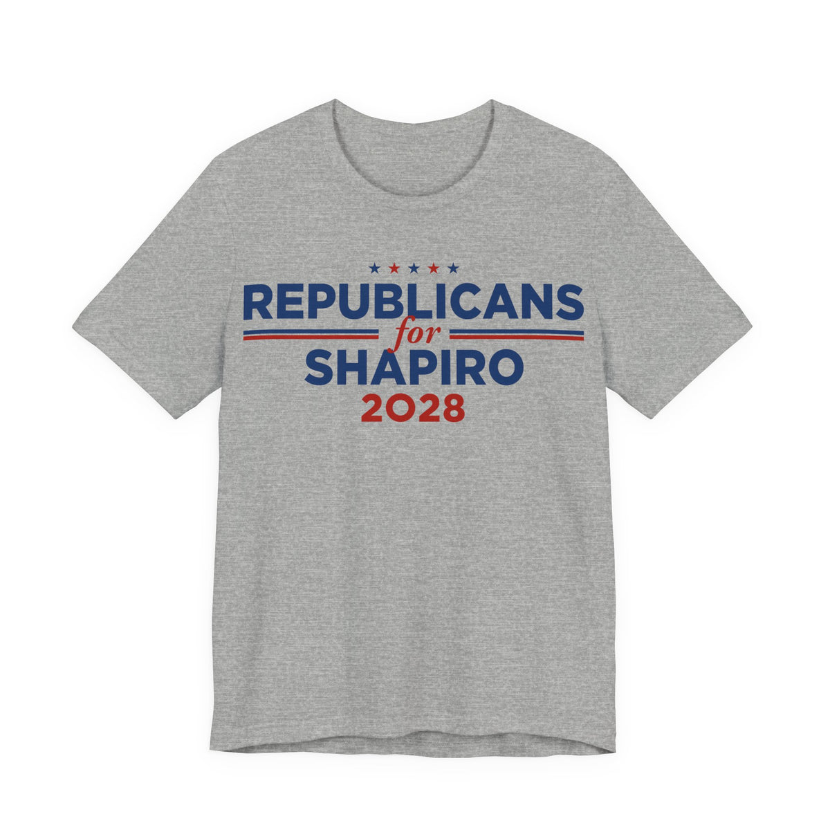 Republicans for Josh Shapiro for President Campaign T-Shirt 2028