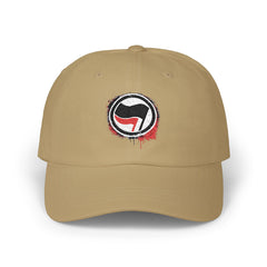 Anti-Fascist Two-Flag Embroidered Vintage Dad Hat