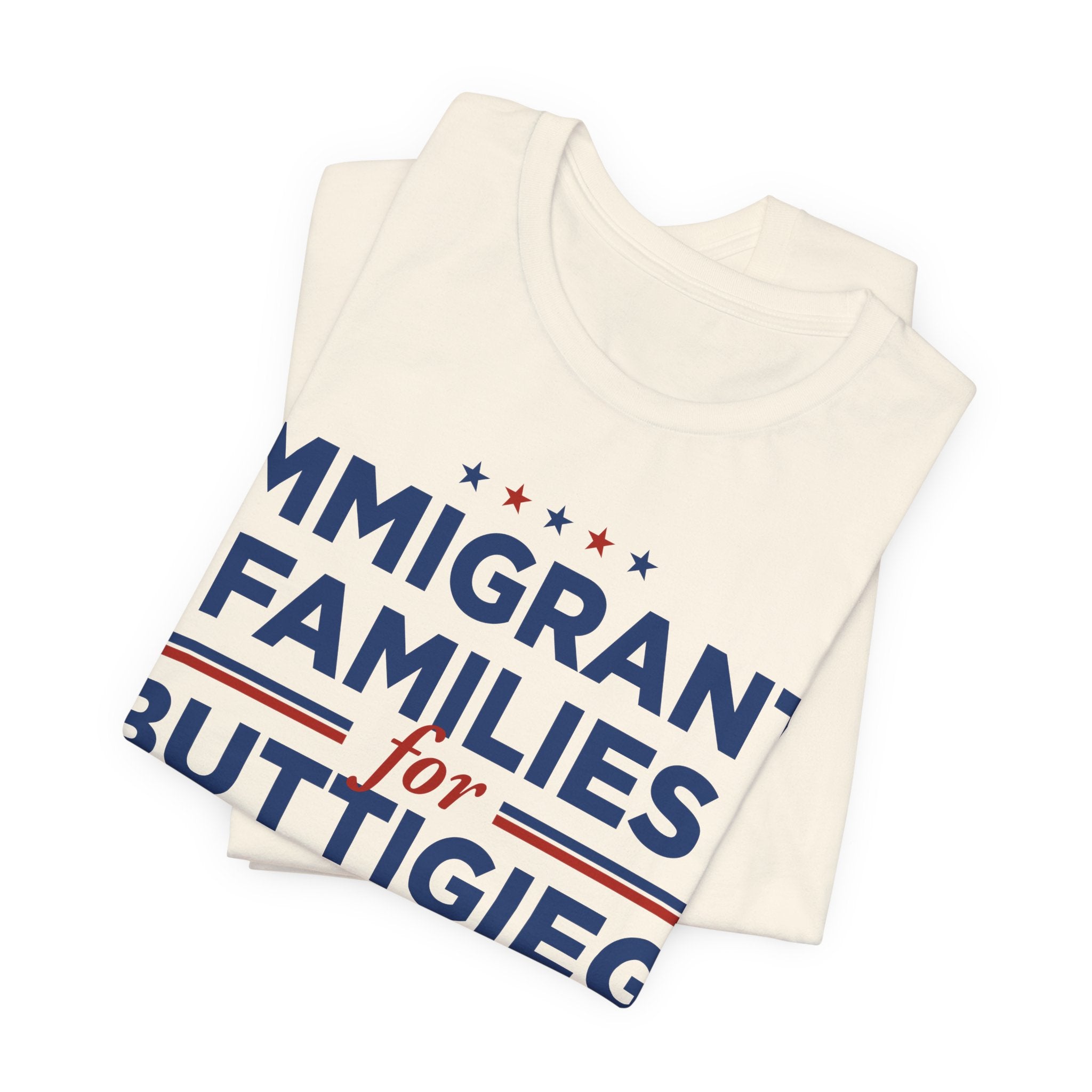 Immigrant Families for Pete Buttigieg for President Campaign T-Shirt 2028