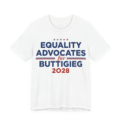 Equality Advocates for Pete Buttigieg for President Campaign T-Shirt 2028