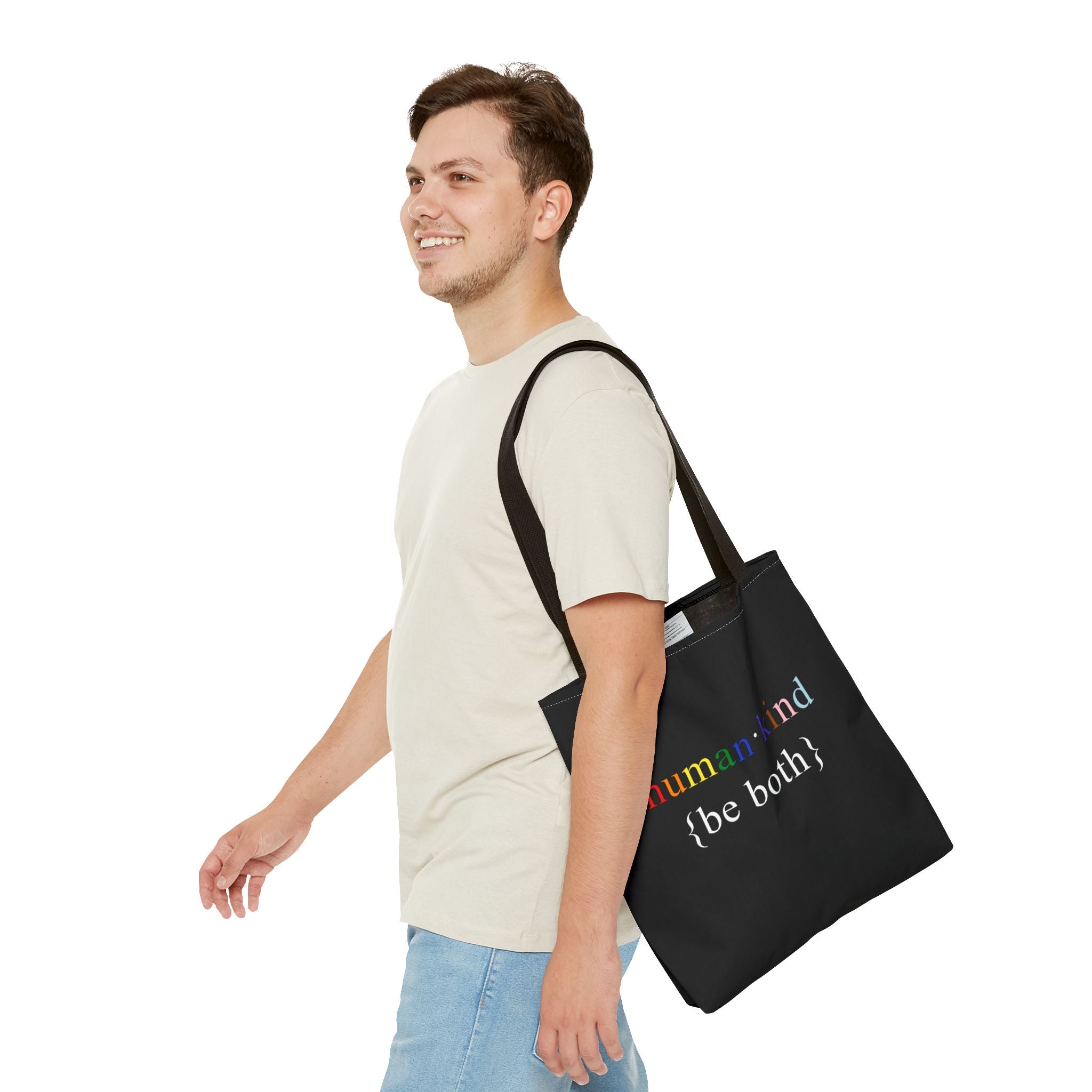 Human Kind Be Both Tote Bag - LGBTQIA Pride Accessory Gift