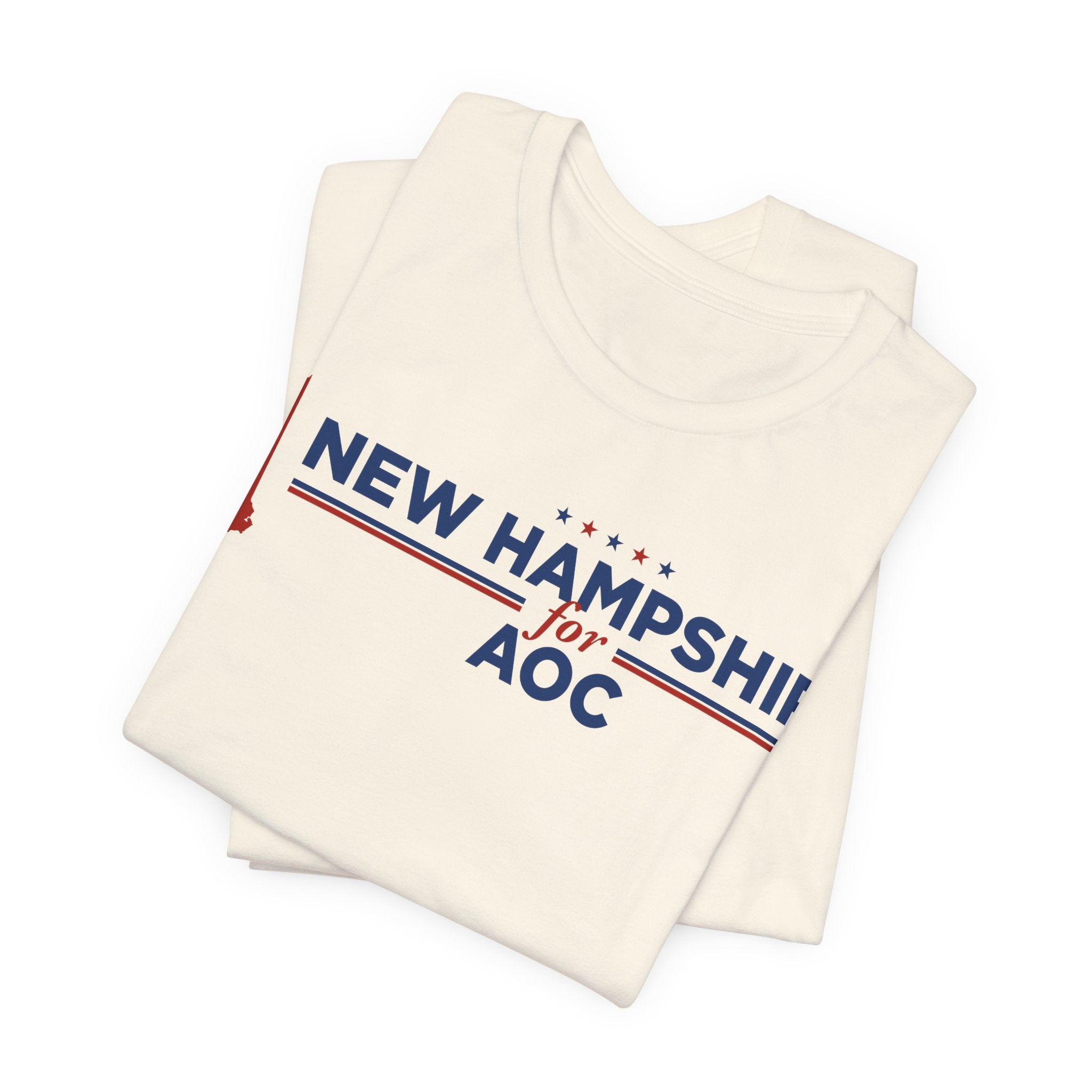New Hampshire for AOC for President Campaign T-Shirt 2028