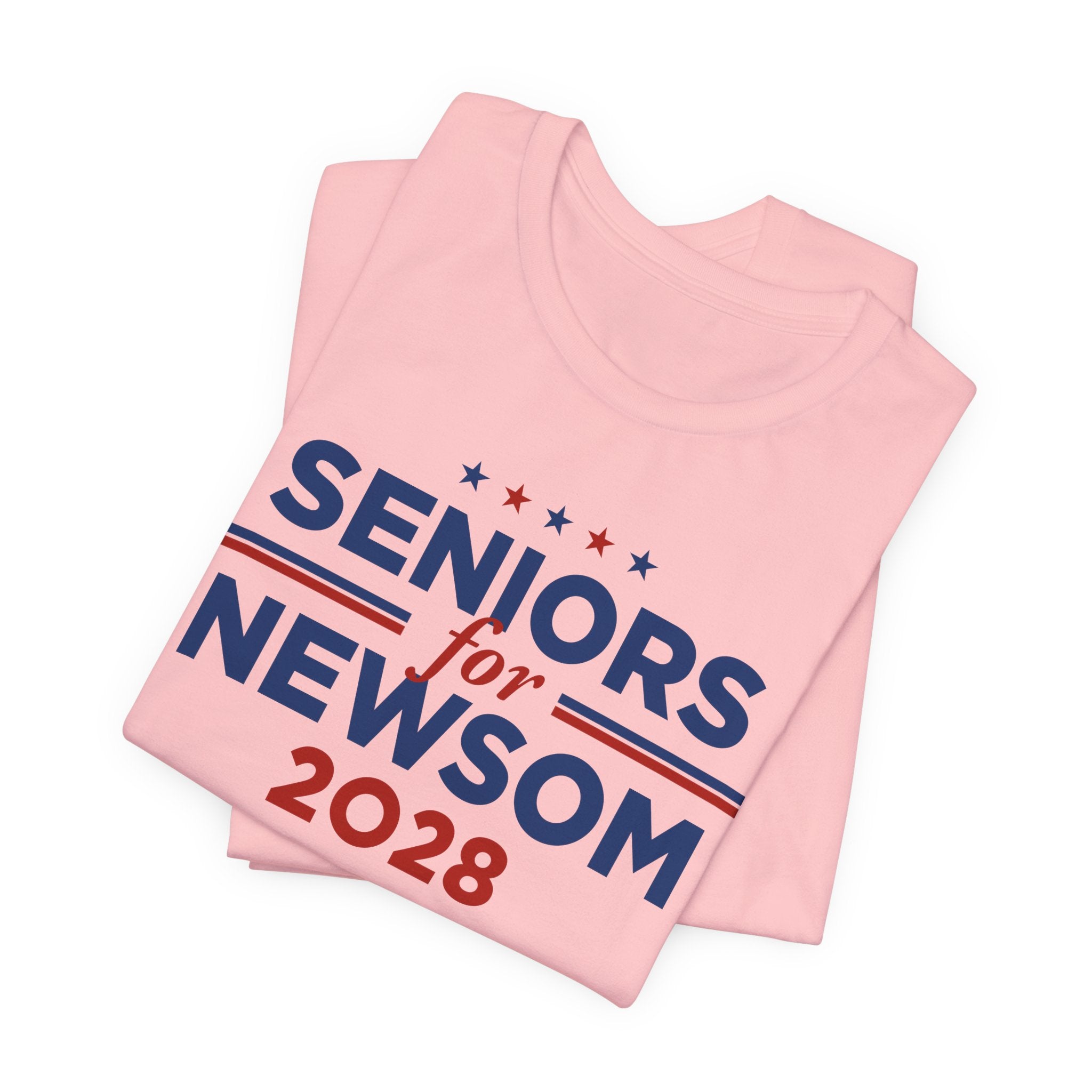 Seniors for Gavin Newsom for President Campaign T-Shirt 2028