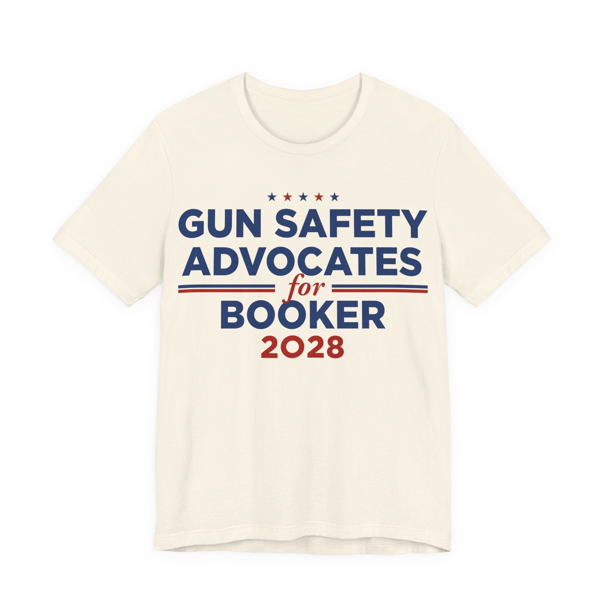 Gun Safety Advocates for Cory Booker for President Campaign T-Shirt 2028