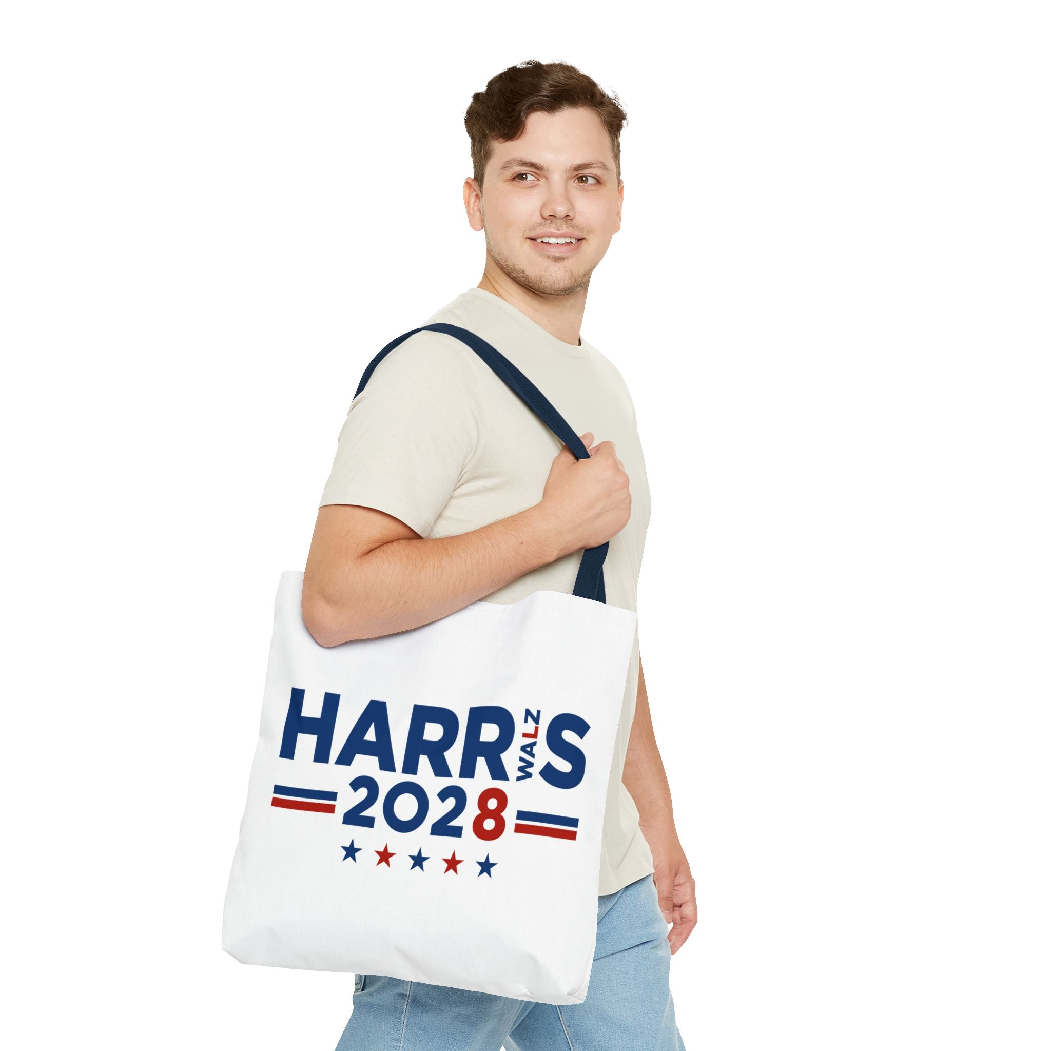 Kamala Harris Tim Walz 2028 Campaign Tote Bag – Political Election Support Grocery/Everyday Tote