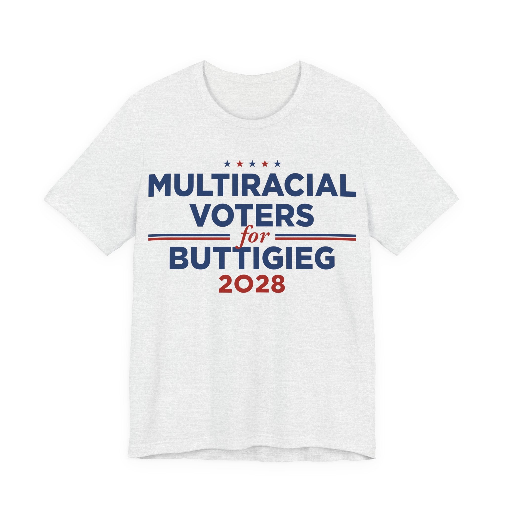 Multiracial Voters for Pete Buttigieg for President Campaign T-Shirt 2028