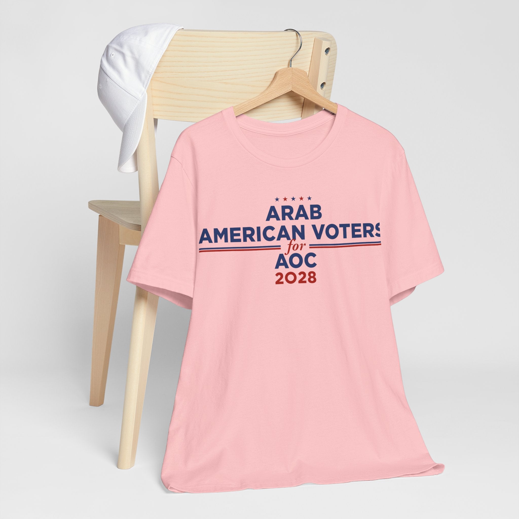 Arab American Voters for AOC for President Campaign T-Shirt 2028