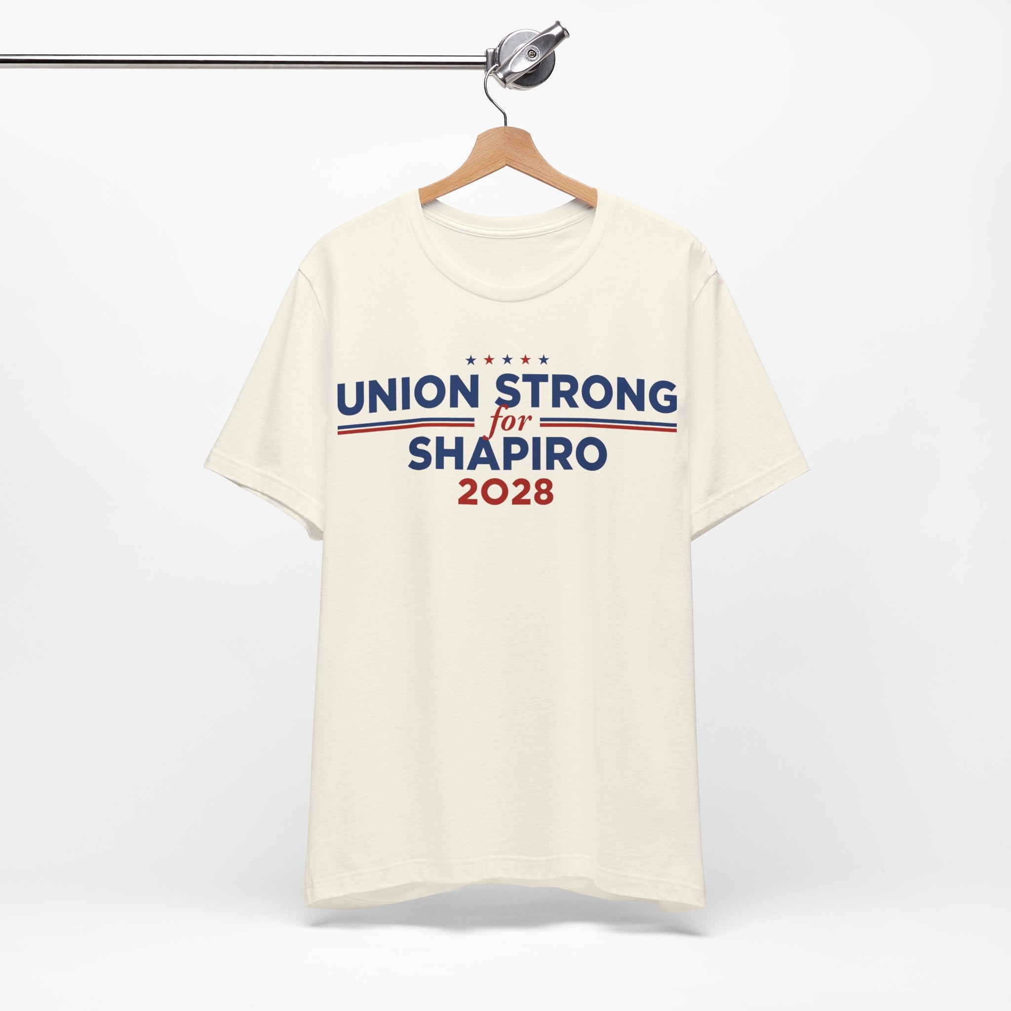 Union Strong for Josh Shapiro for President Campaign T-Shirt 2028