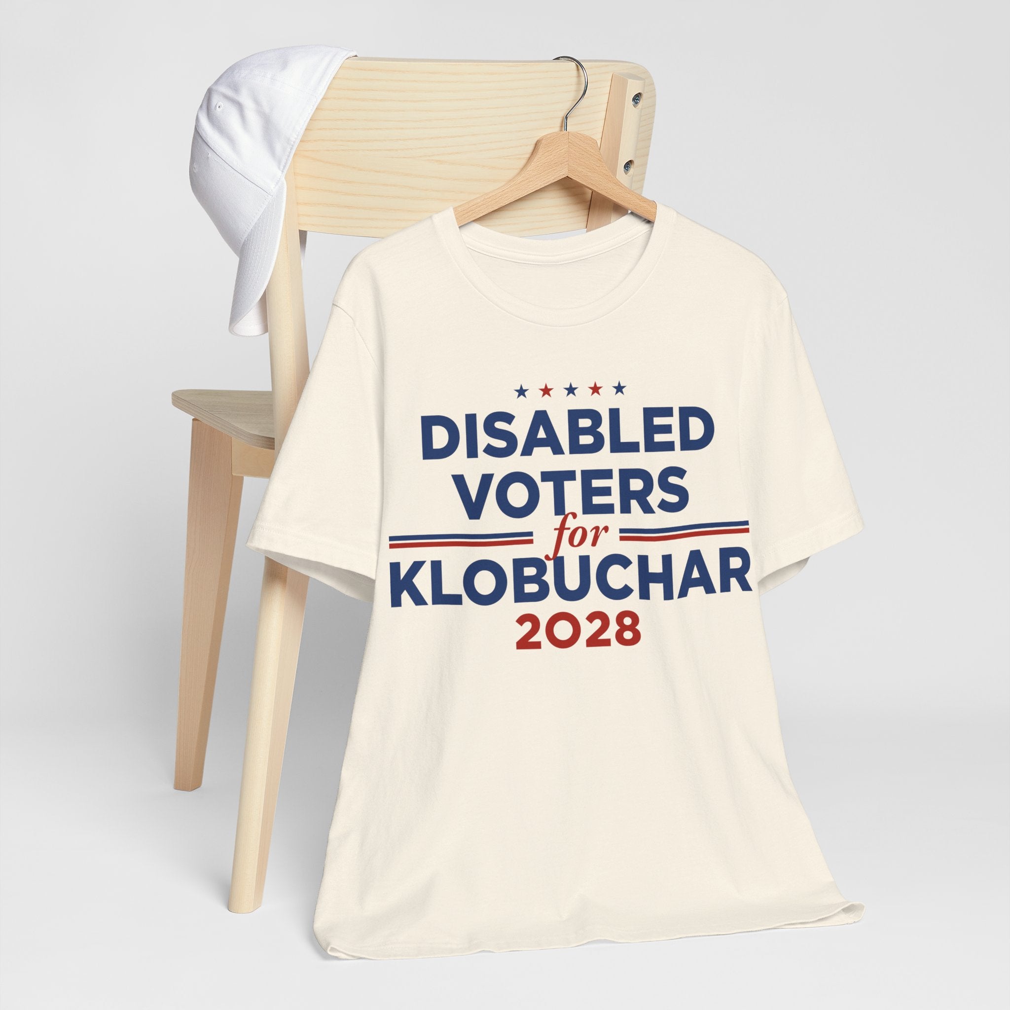 Disabled Voters for Amy Klobuchar for President Campaign T-Shirt 2028