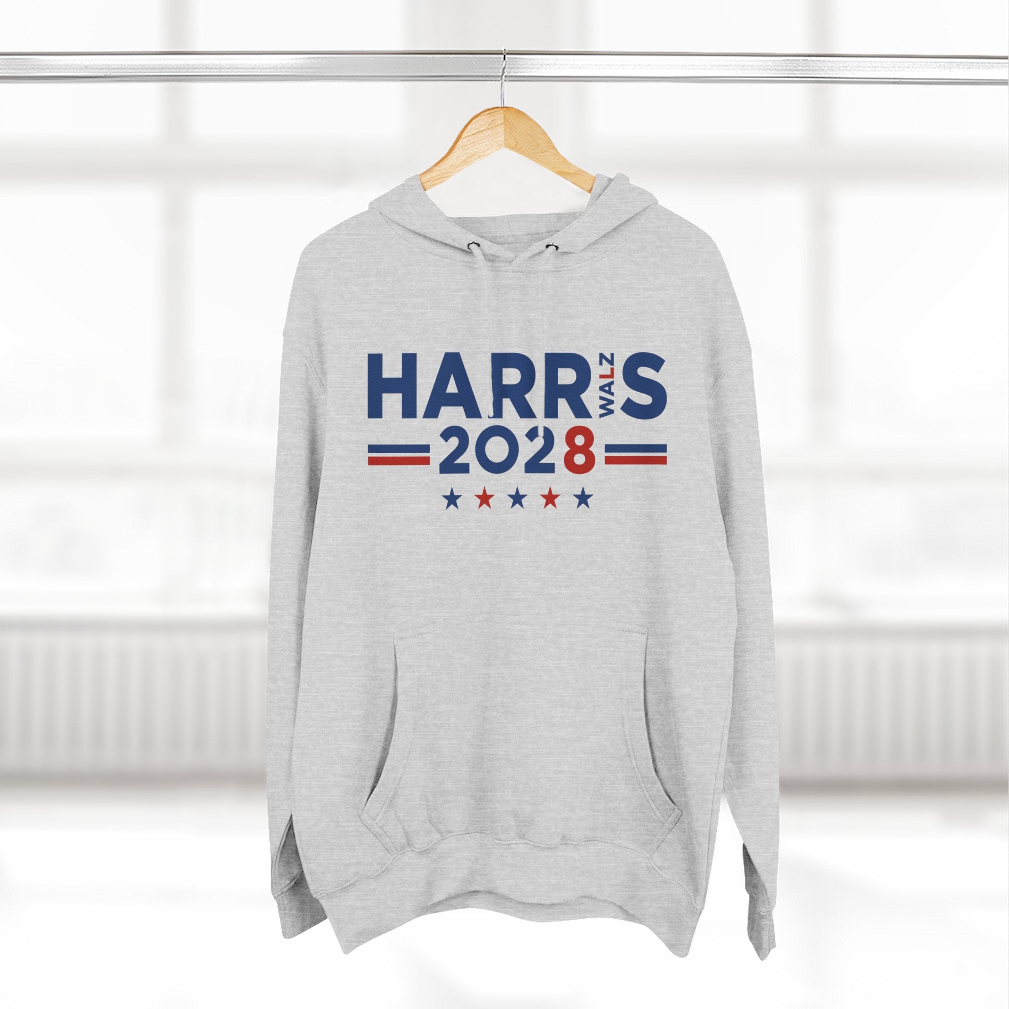Premium Kamala Harris Tim Walz 2028 Pullover Hoodie