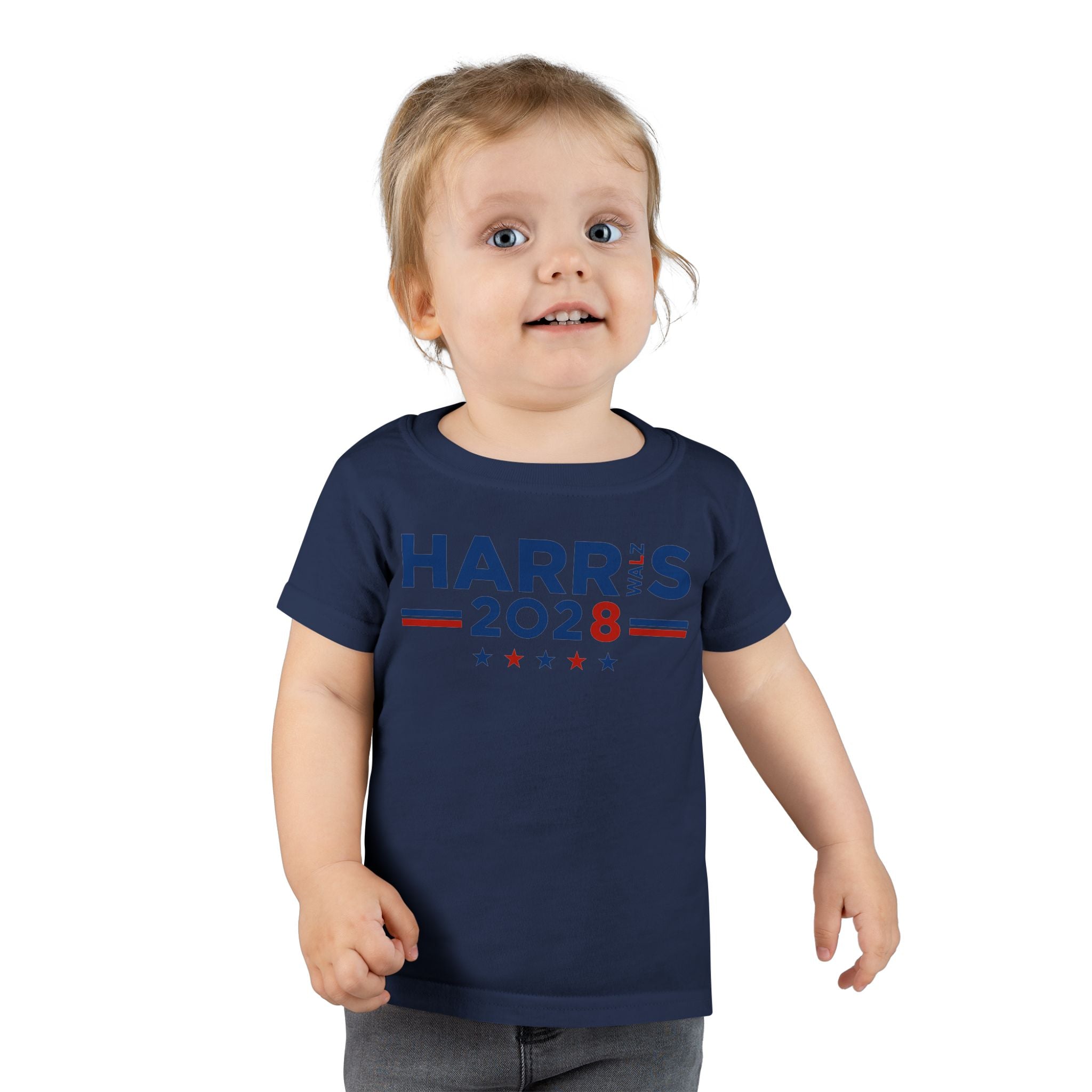 Toddler Kamala Harris Tim Walz 2028 Campaign Shirt (Youth Political Pride)