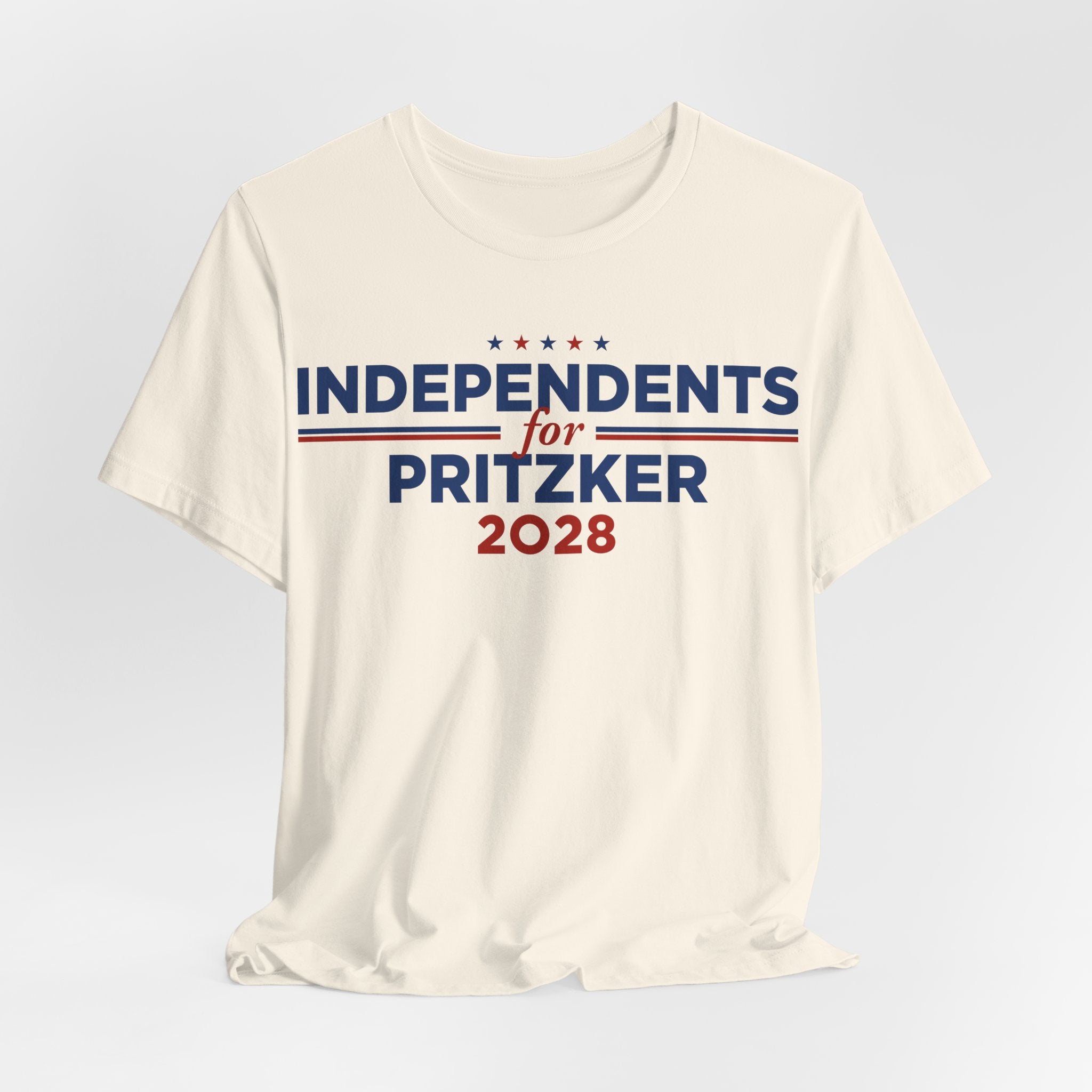 Independents for J.B. Pritzker for President Campaign T-Shirt 2028