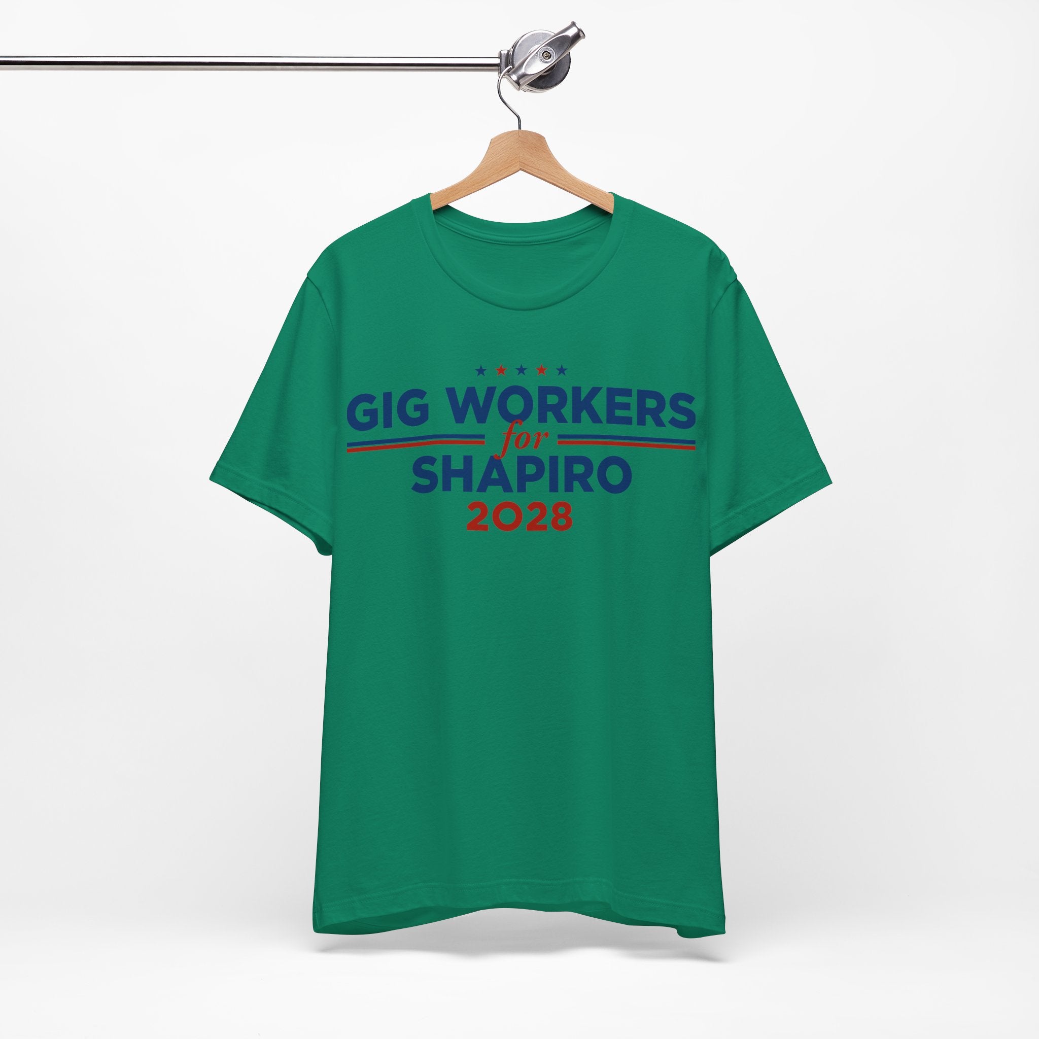 Gig Workers for Josh Shapiro for President Campaign T-Shirt 2028