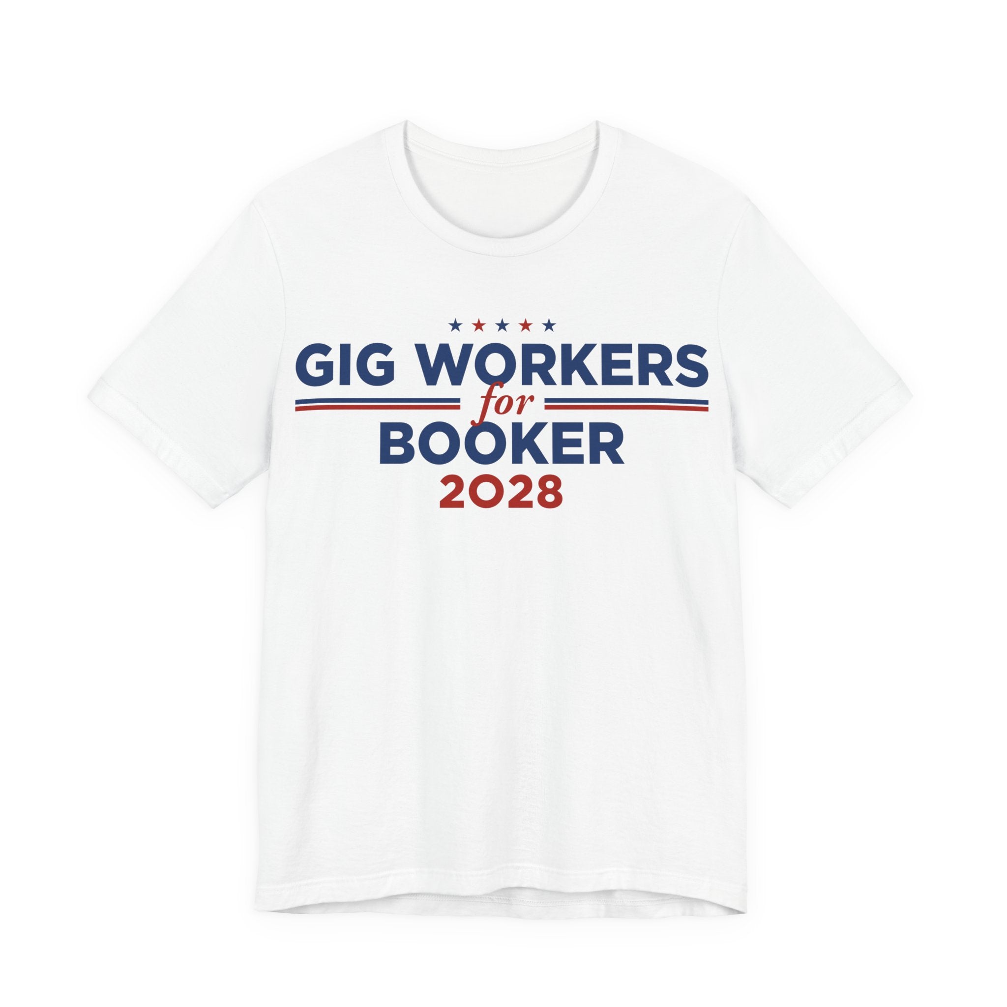 Gig Workers for Cory Booker for President Campaign T-Shirt 2028