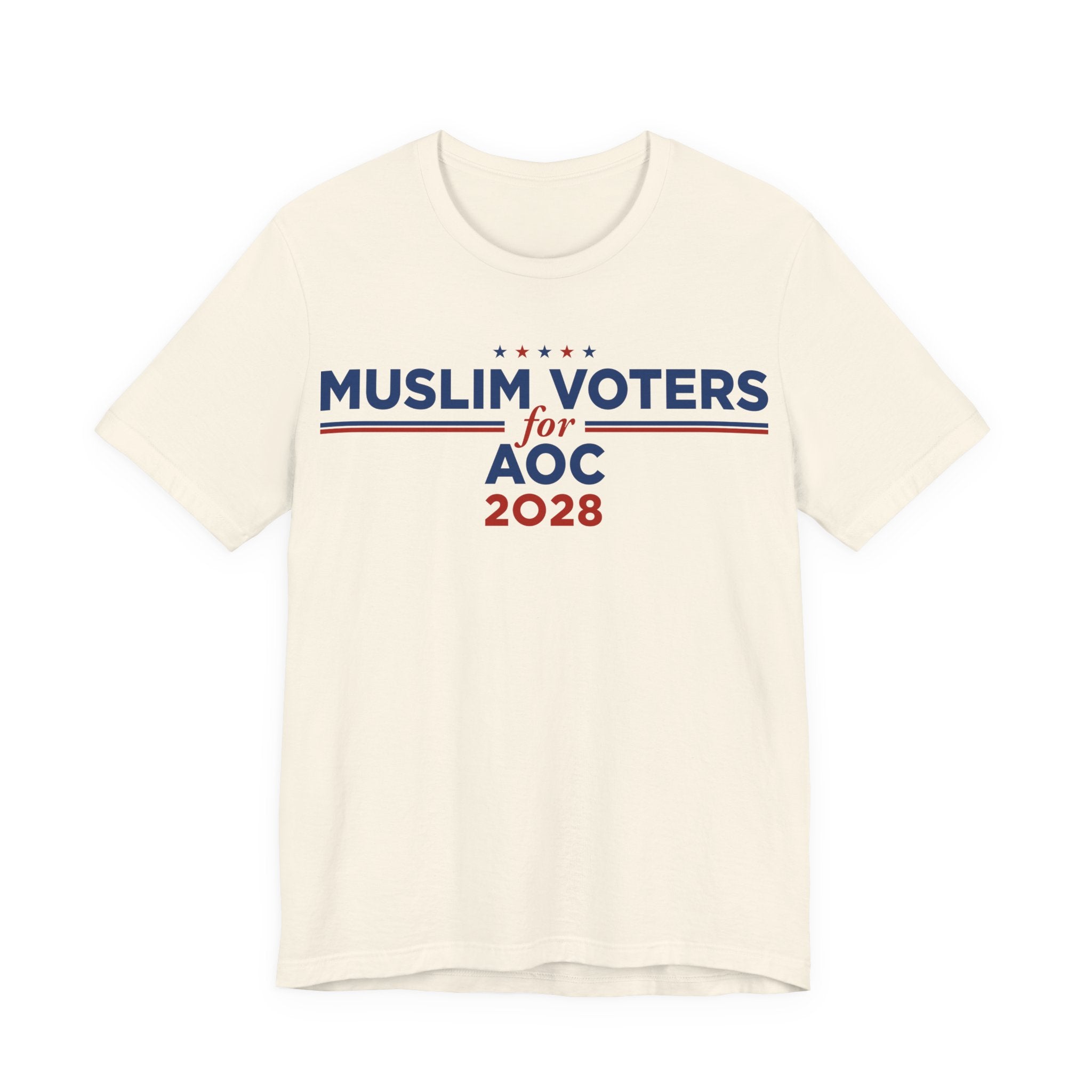 Muslim Voters for AOC for President Campaign T-Shirt 2028