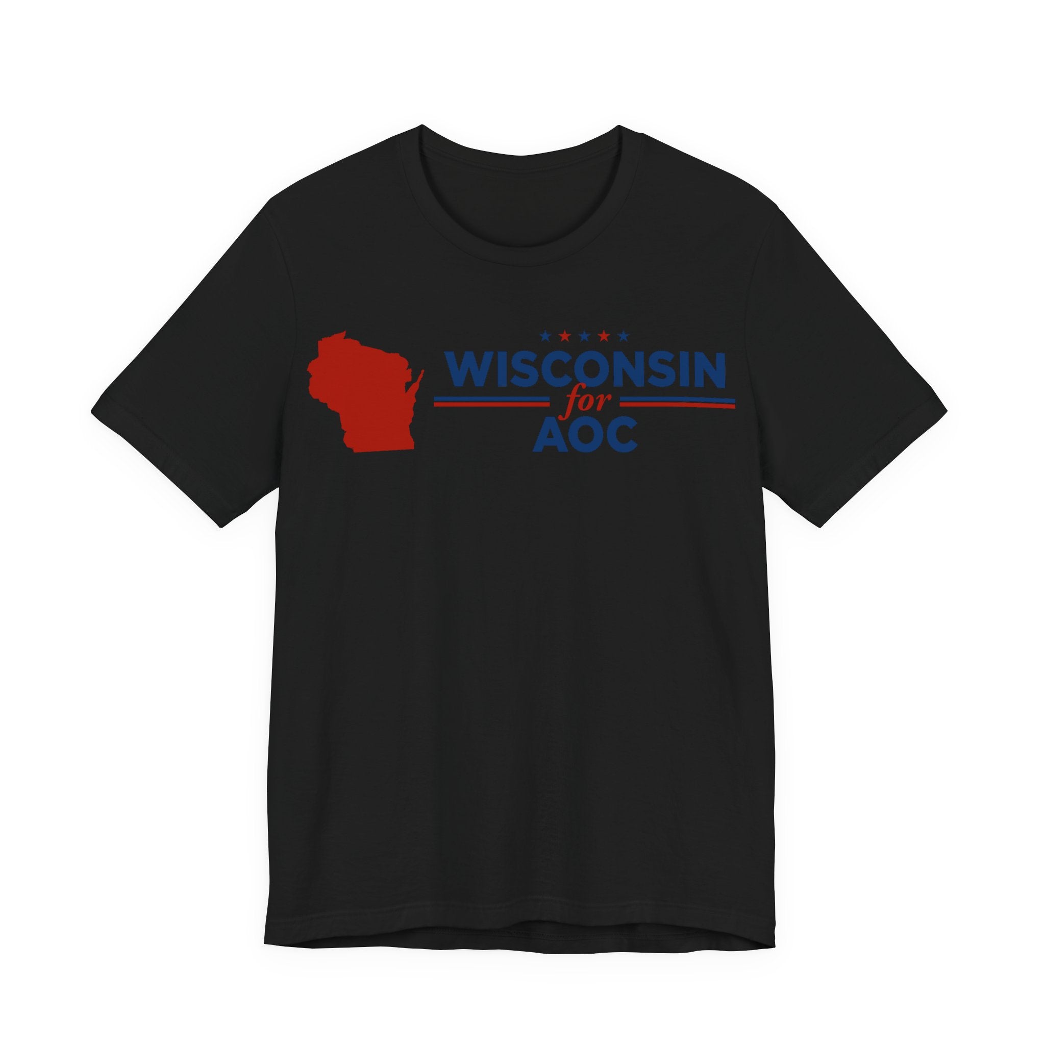 Wisconsin for AOC for President Campaign T-Shirt 2028