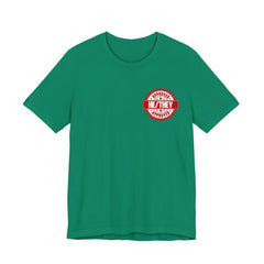 He/They Approved Stamp T-Shirt | Bella+Canvas 3001 Pronoun Graphic Tee