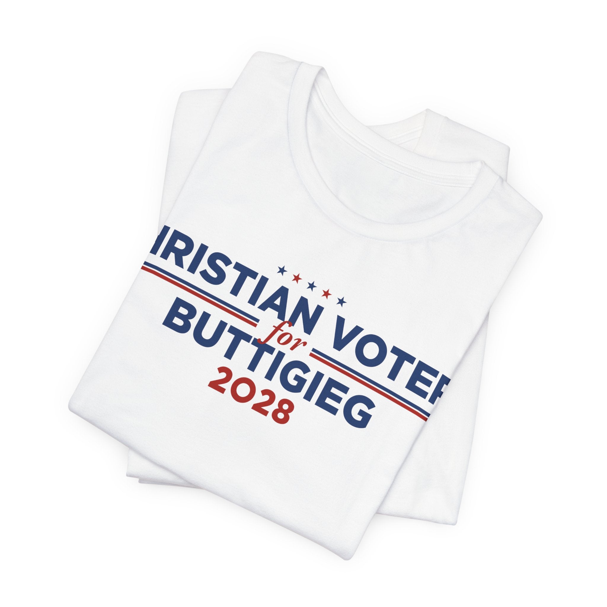 Christian Voters for Pete Buttigieg for President Campaign T-Shirt 2028