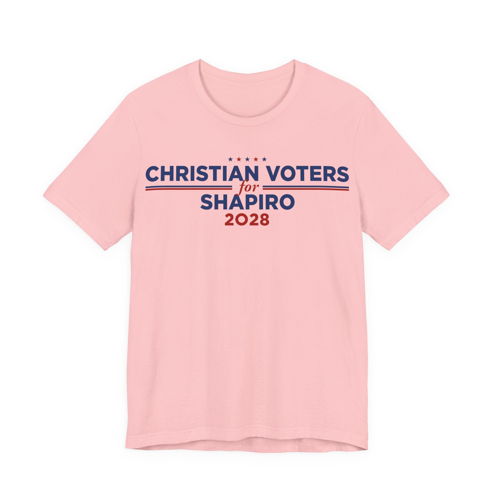 Christian Voters for Josh Shapiro for President Campaign T-Shirt 2028