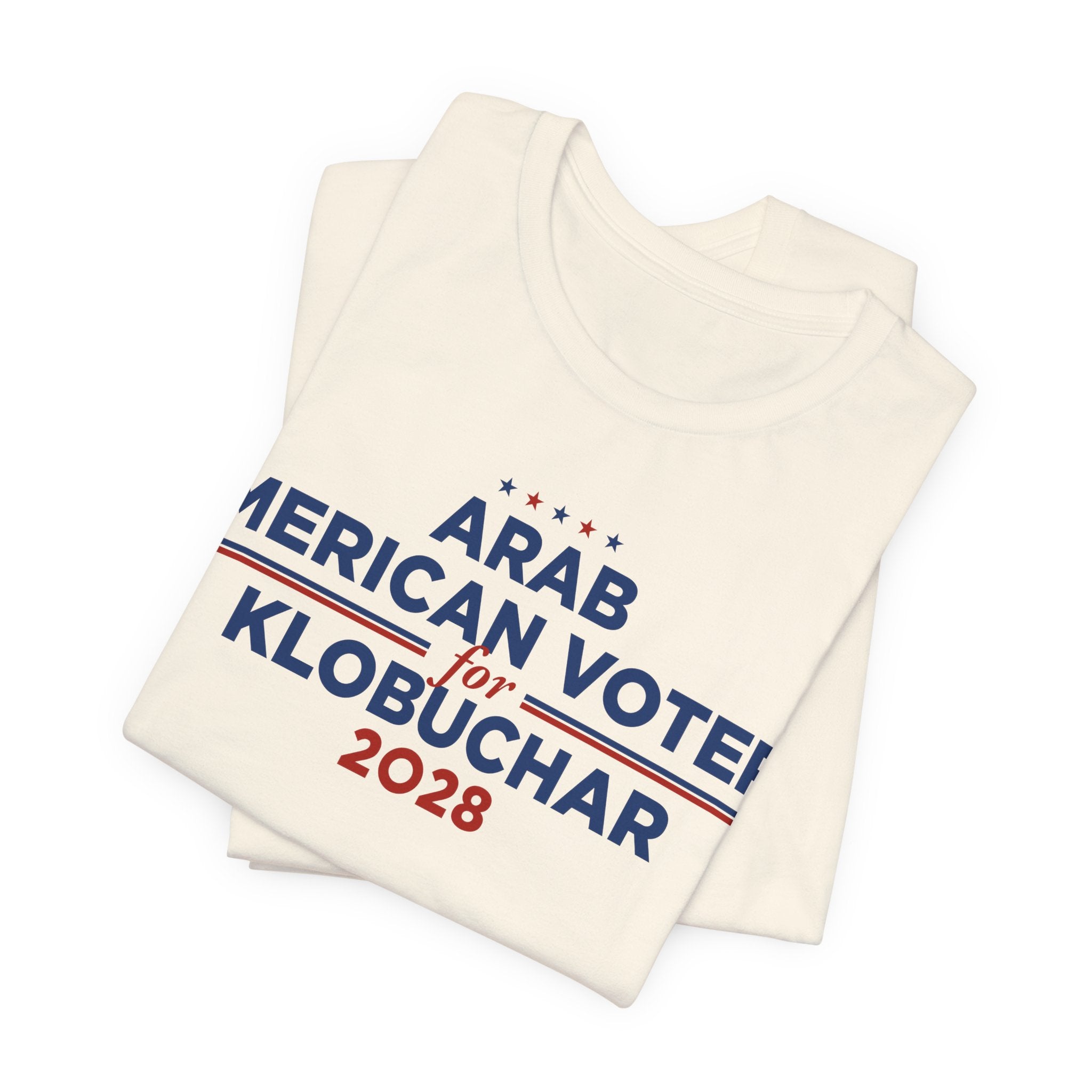 Arab American Voters for Amy Klobuchar for President Campaign T-Shirt 2028