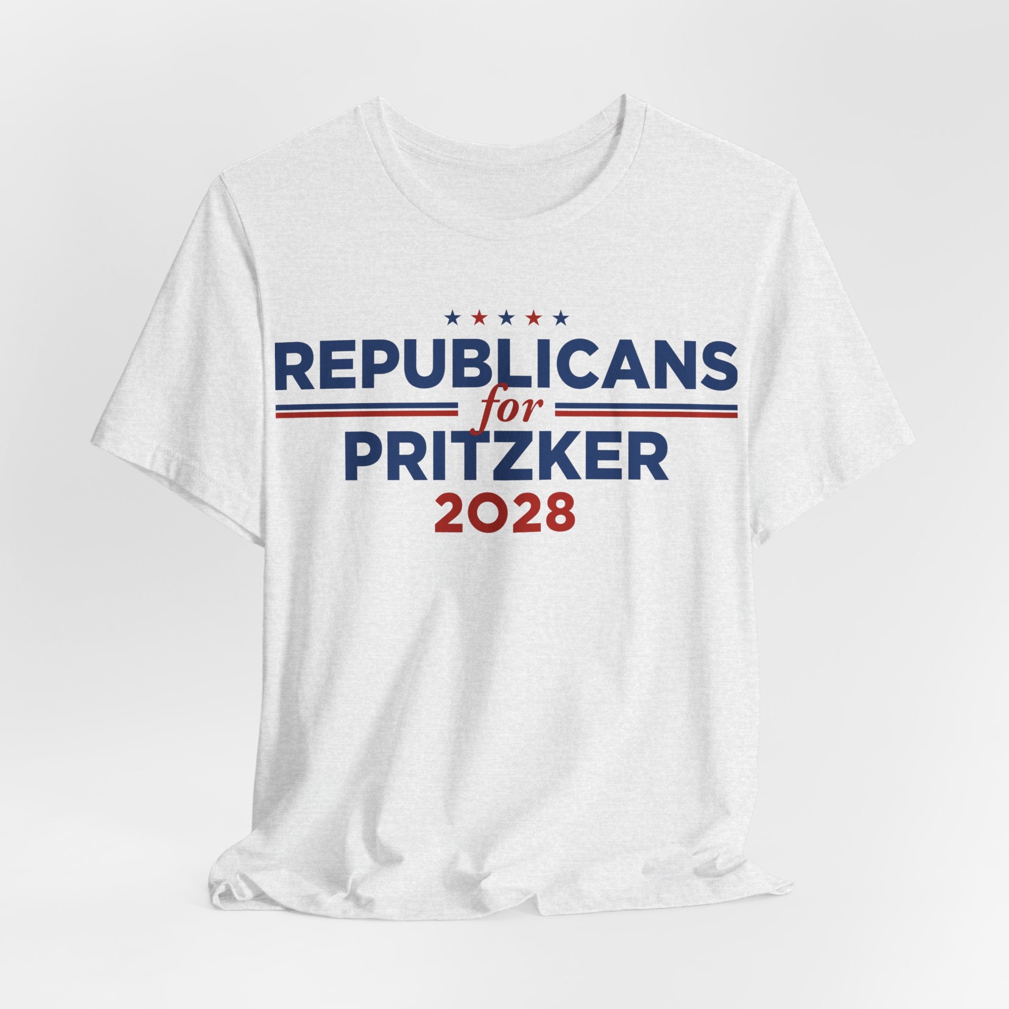 Republicans for J.B. Pritzker for President Campaign T-Shirt 2028
