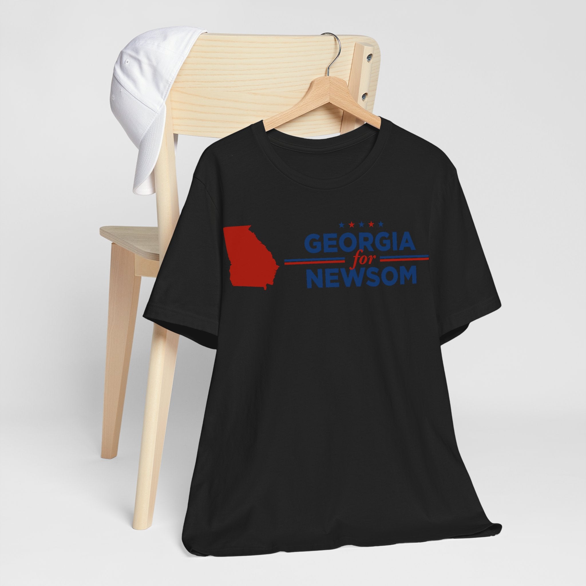 Georgia for Gavin Newsom for President Campaign T-Shirt 2028