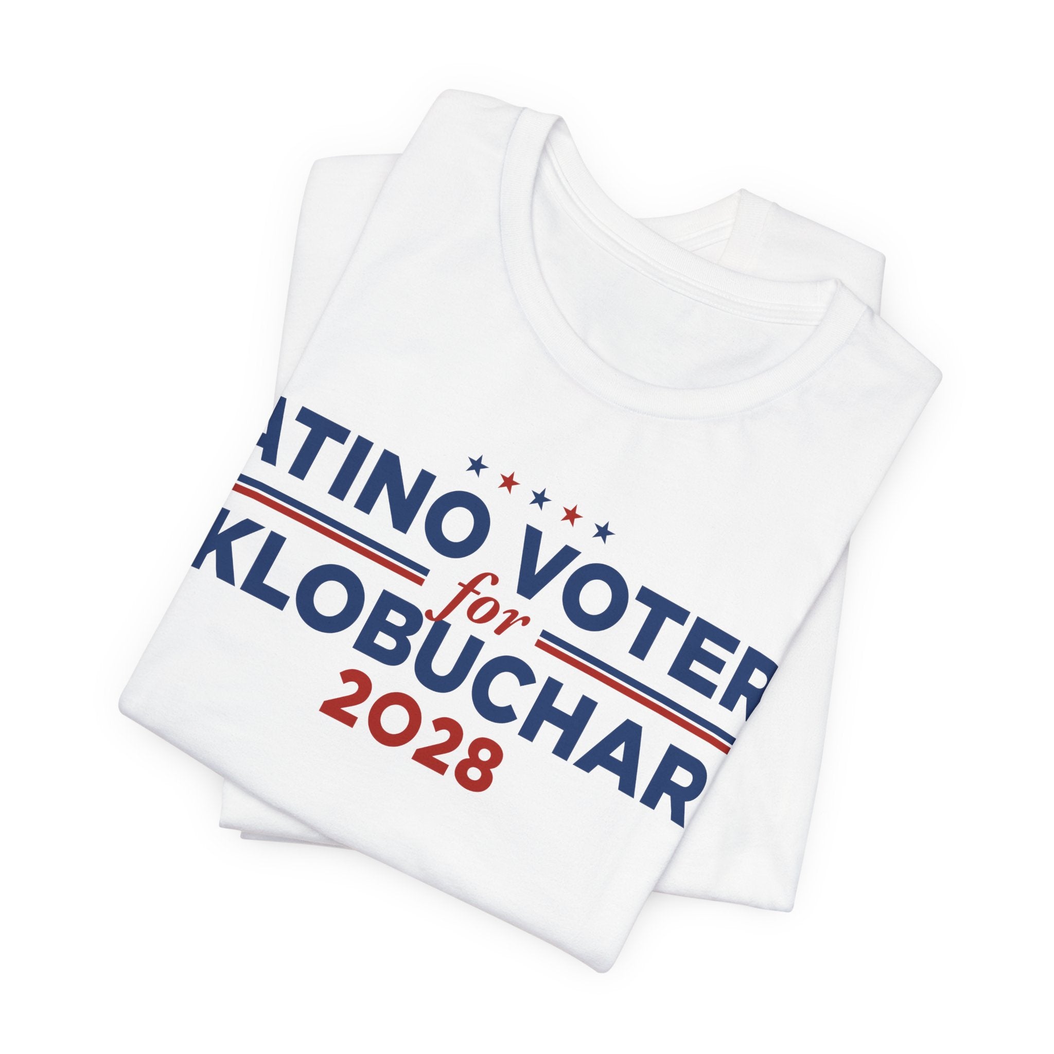 Latino Voters for Amy Klobuchar for President Campaign T-Shirt 2028