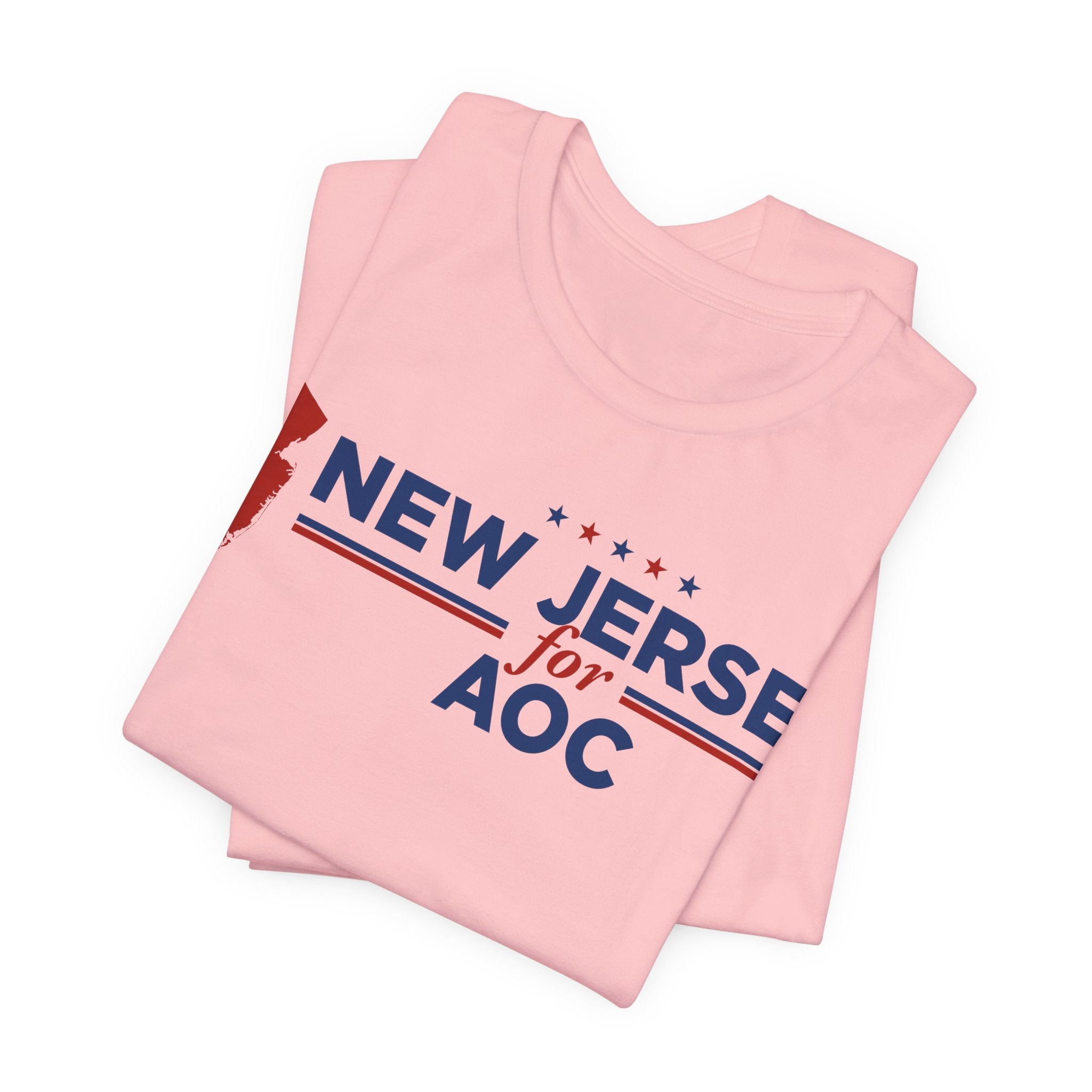 New Jersey for AOC for President Campaign T-Shirt 2028