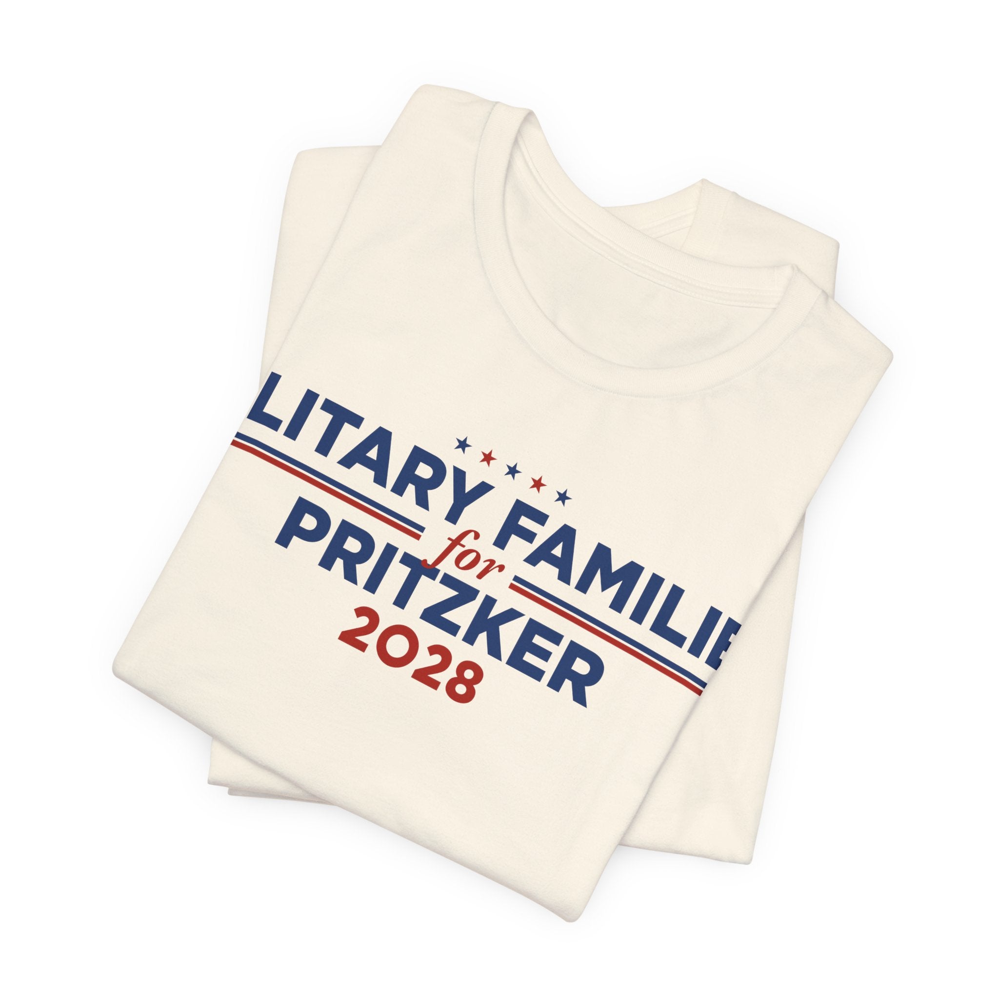 Military Families for J.B. Pritzker for President Campaign T-Shirt 2028