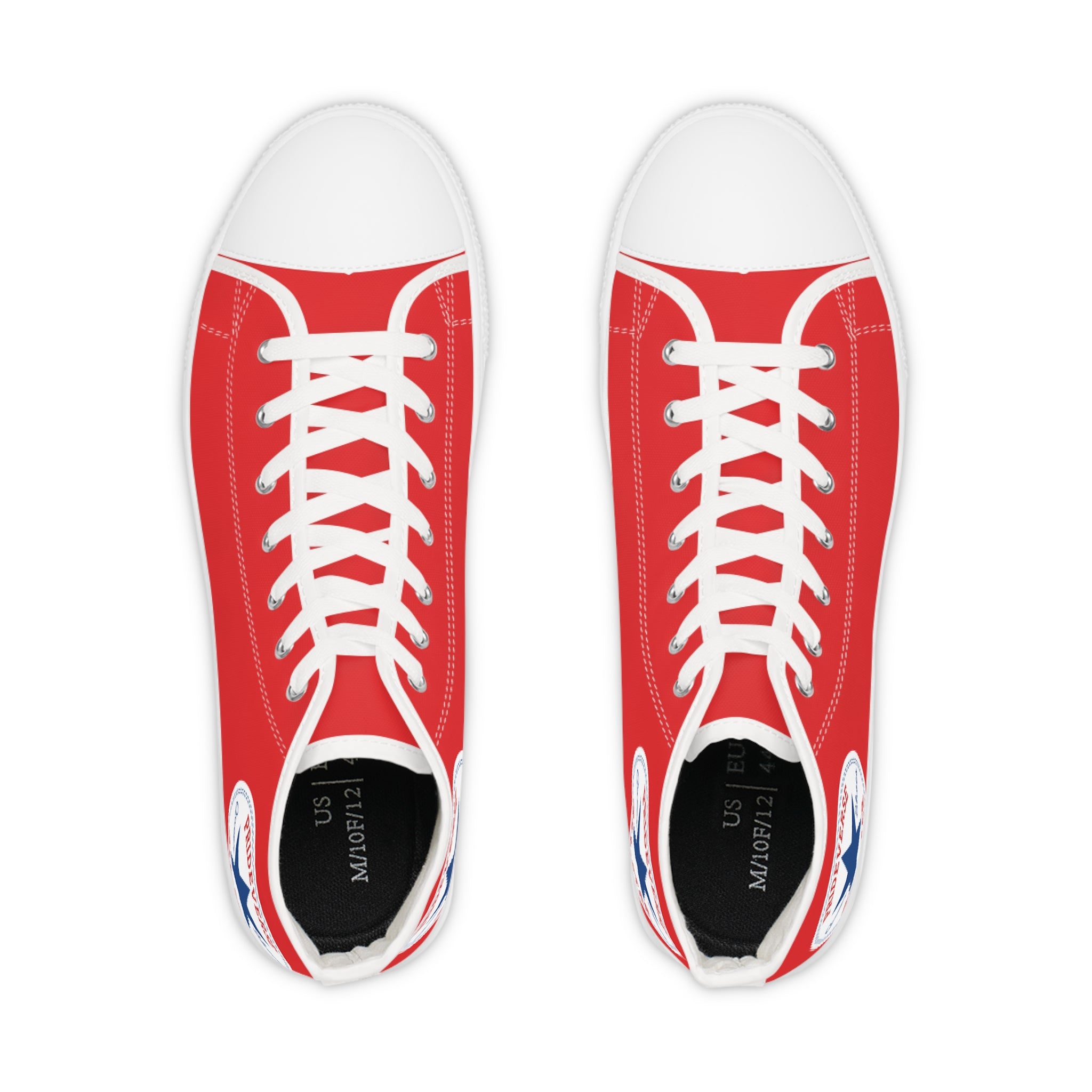 Red Prideverse Men's High Top Sneakers