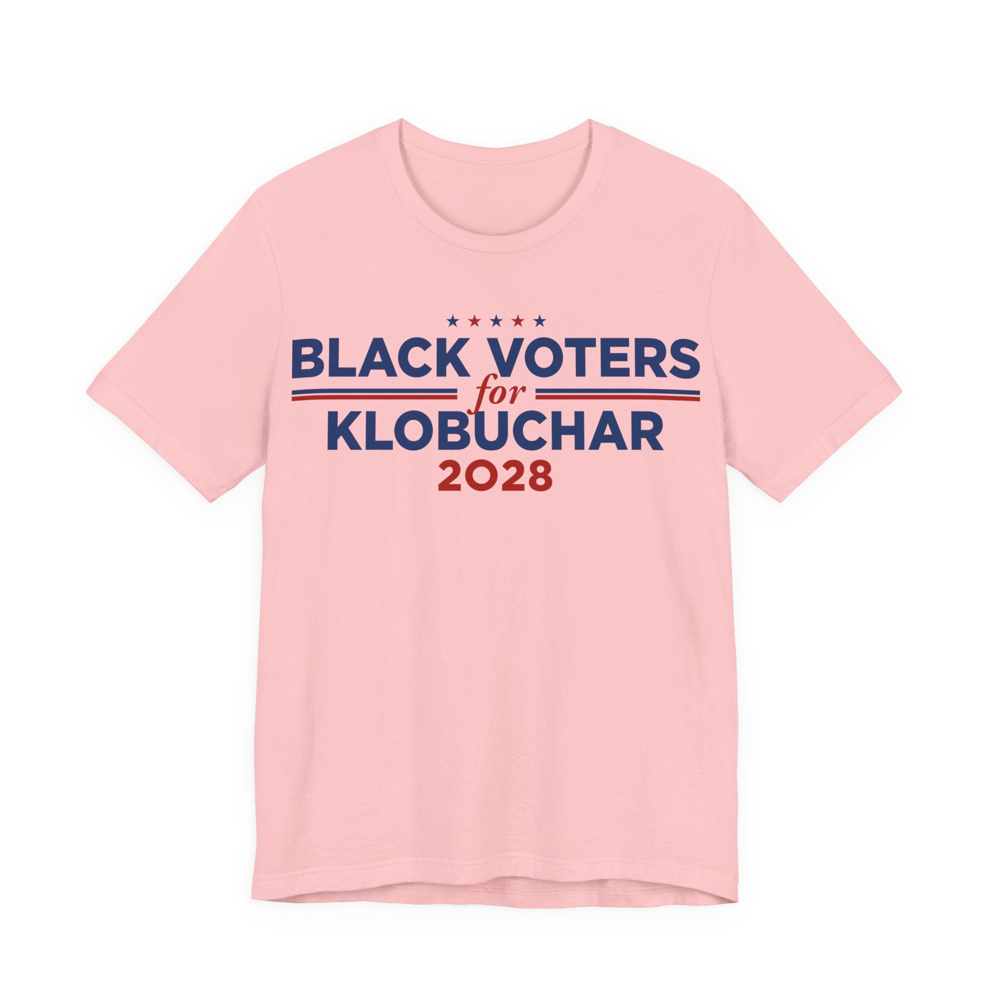 Black Voters for Amy Klobuchar Campaign T-Shirt for President 2028
