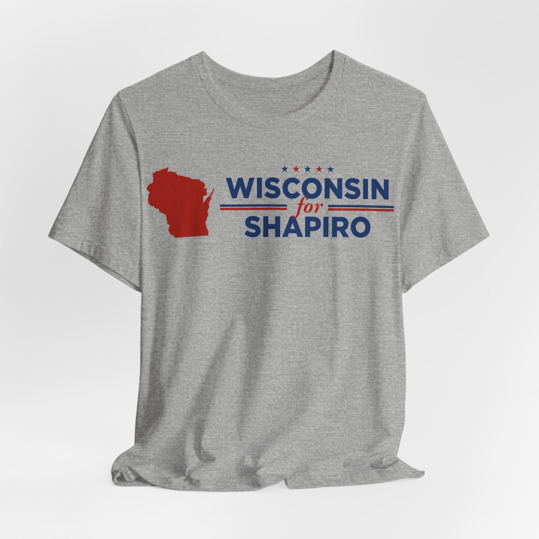 Wisconsin for Josh Shapiro for President Campaign T-Shirt 2028