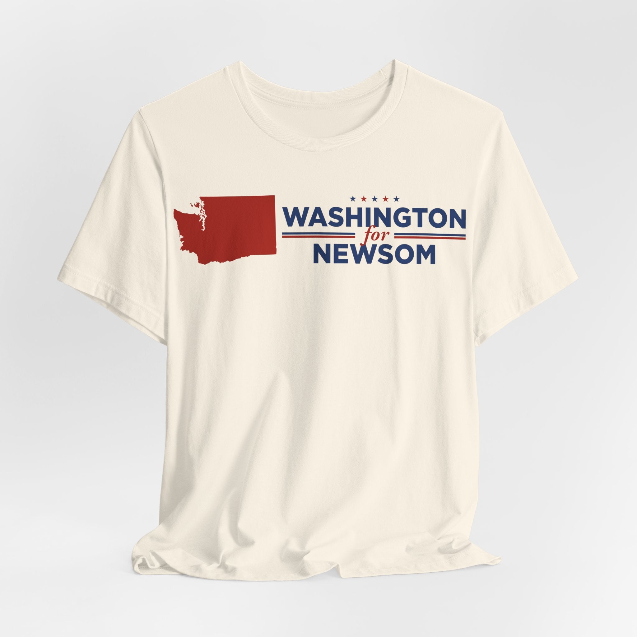 Washington for Gavin Newsom for President Campaign T-Shirt 2028