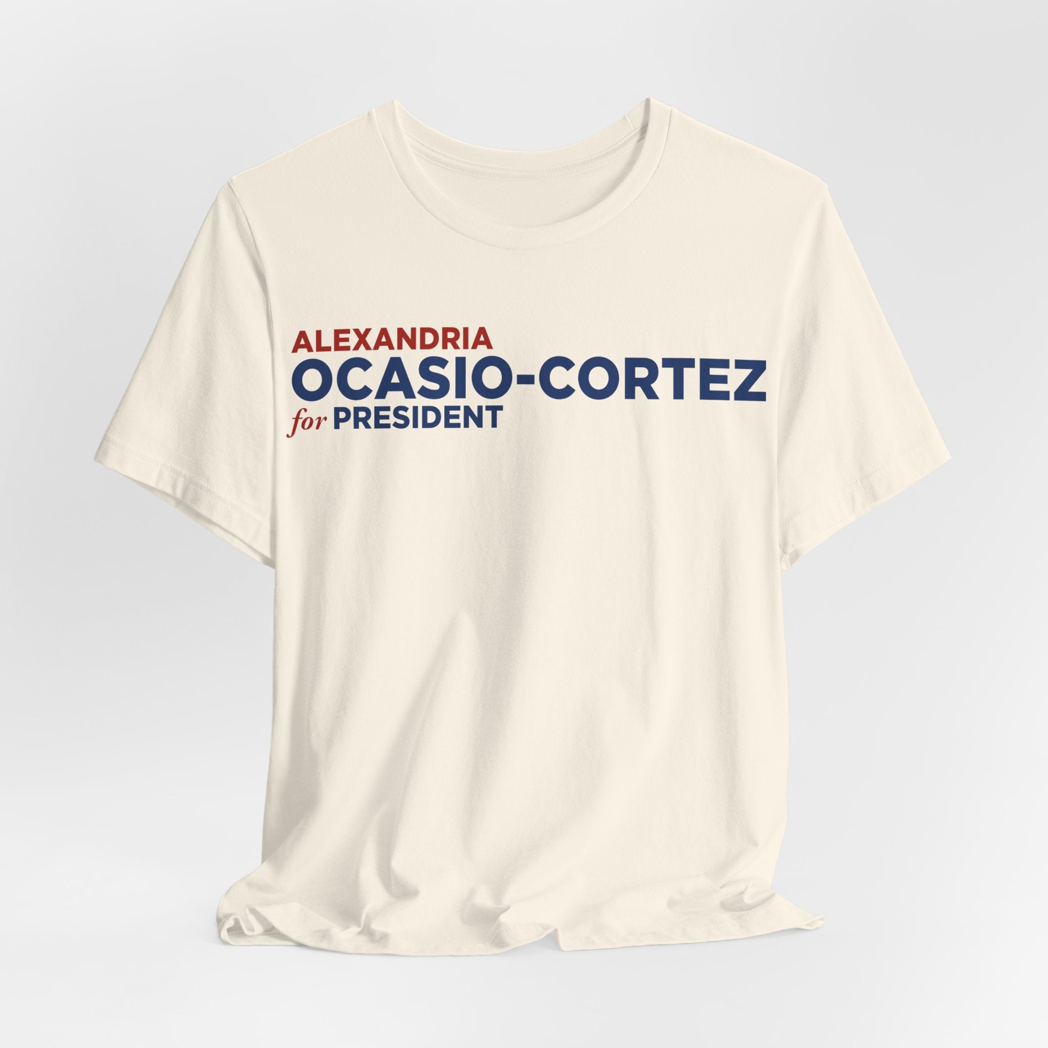 Alexandria Ocasio-Cortez AOC for President Campaign T-Shirt 2028