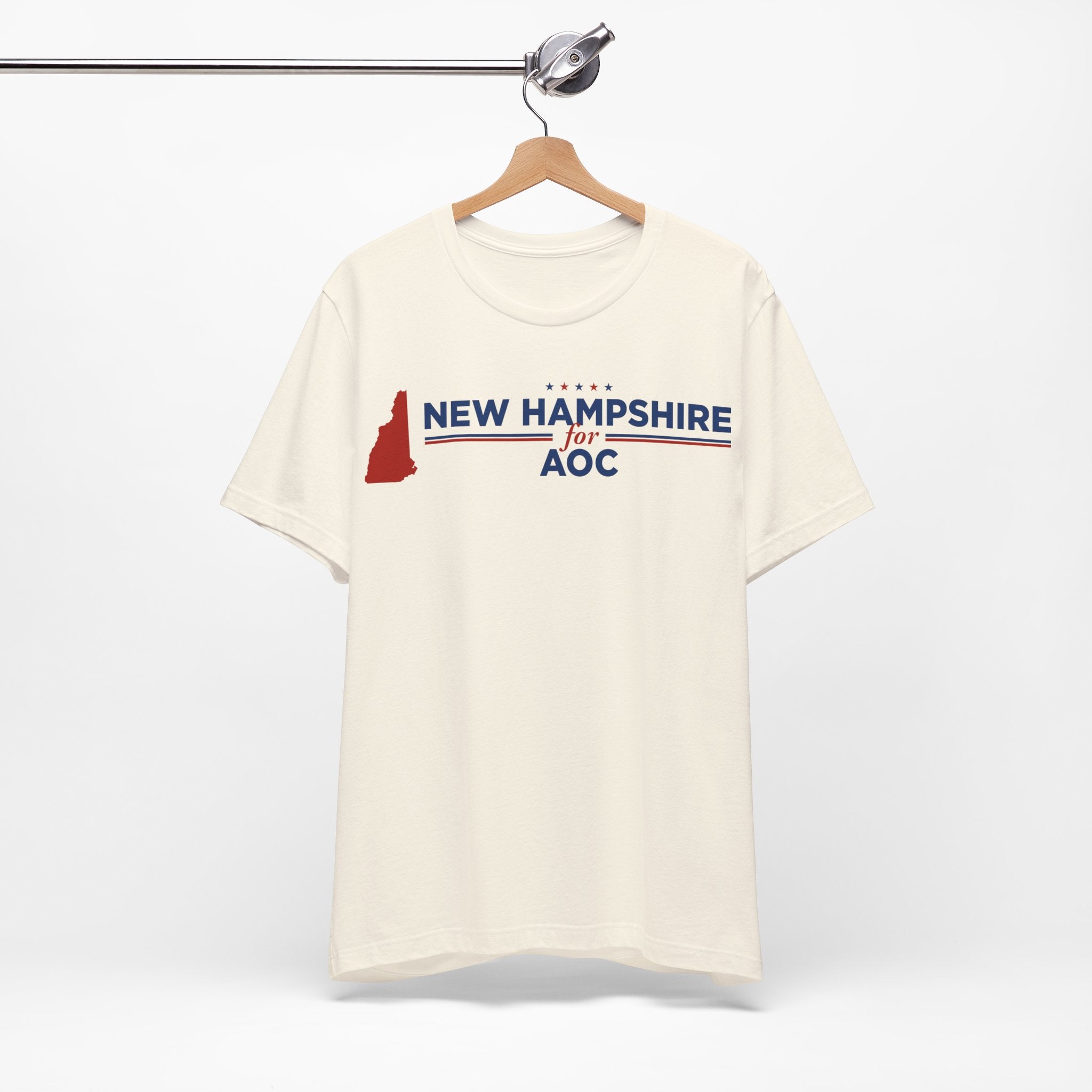 New Hampshire for AOC for President Campaign T-Shirt 2028